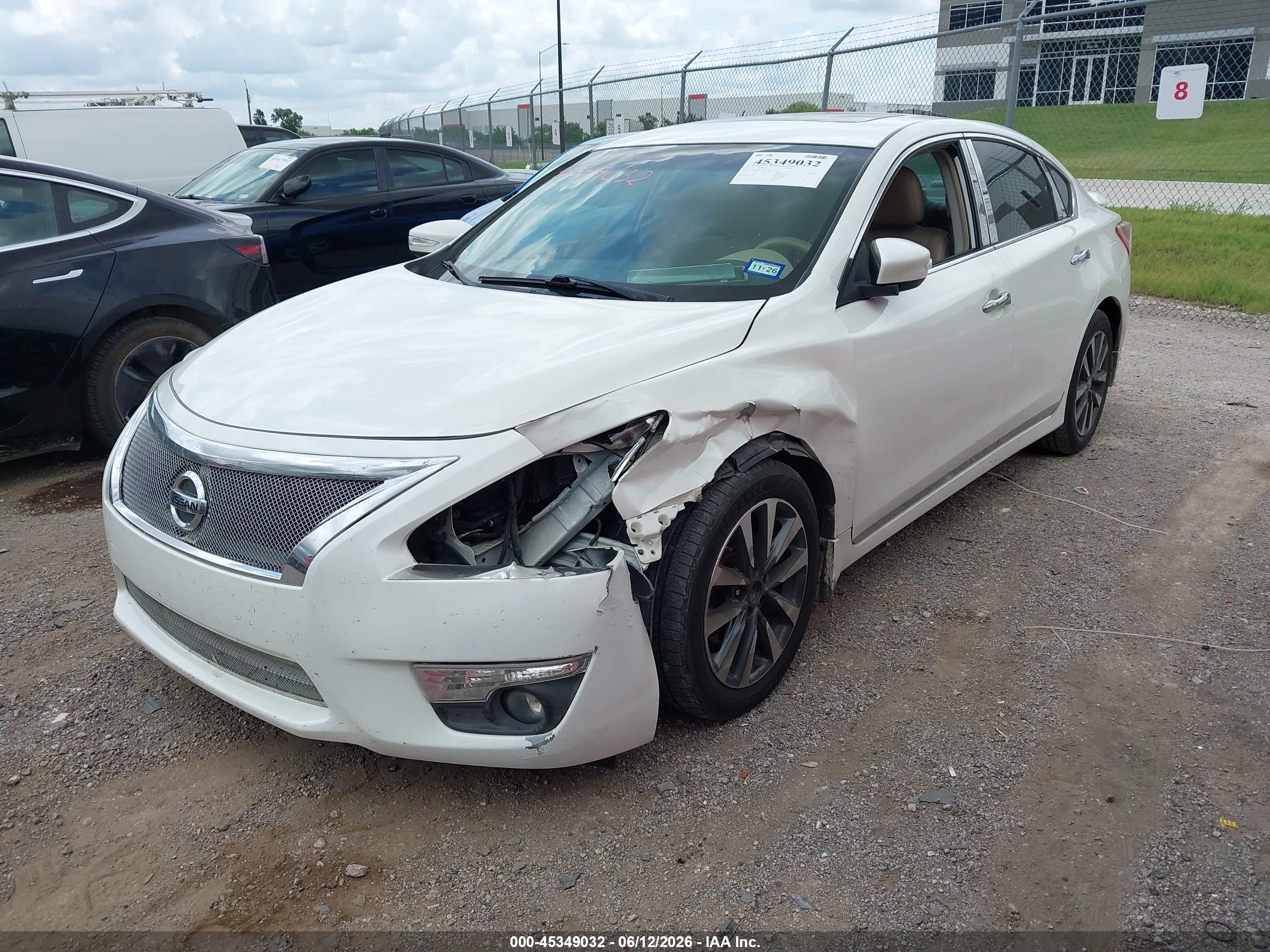 2013 Nissan Altima 3.5 Sl White vin: 1N4BL3AP8DC180366