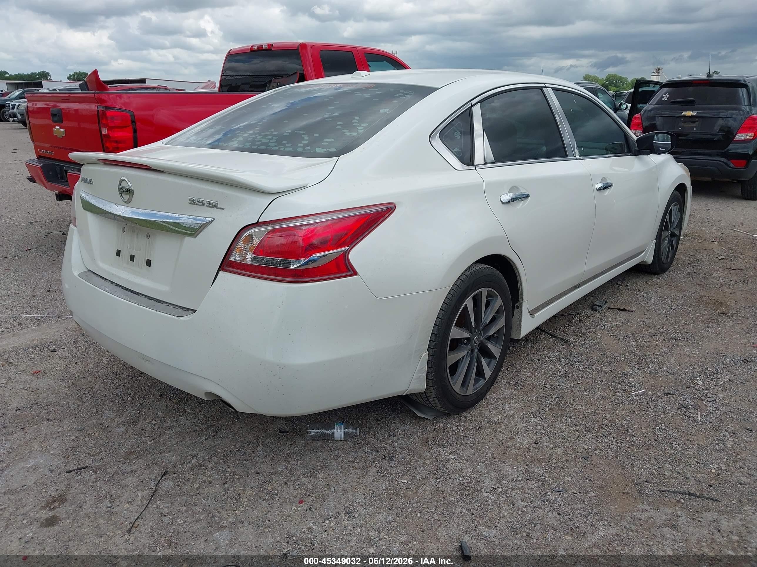 2013 Nissan Altima 3.5 Sl White vin: 1N4BL3AP8DC180366