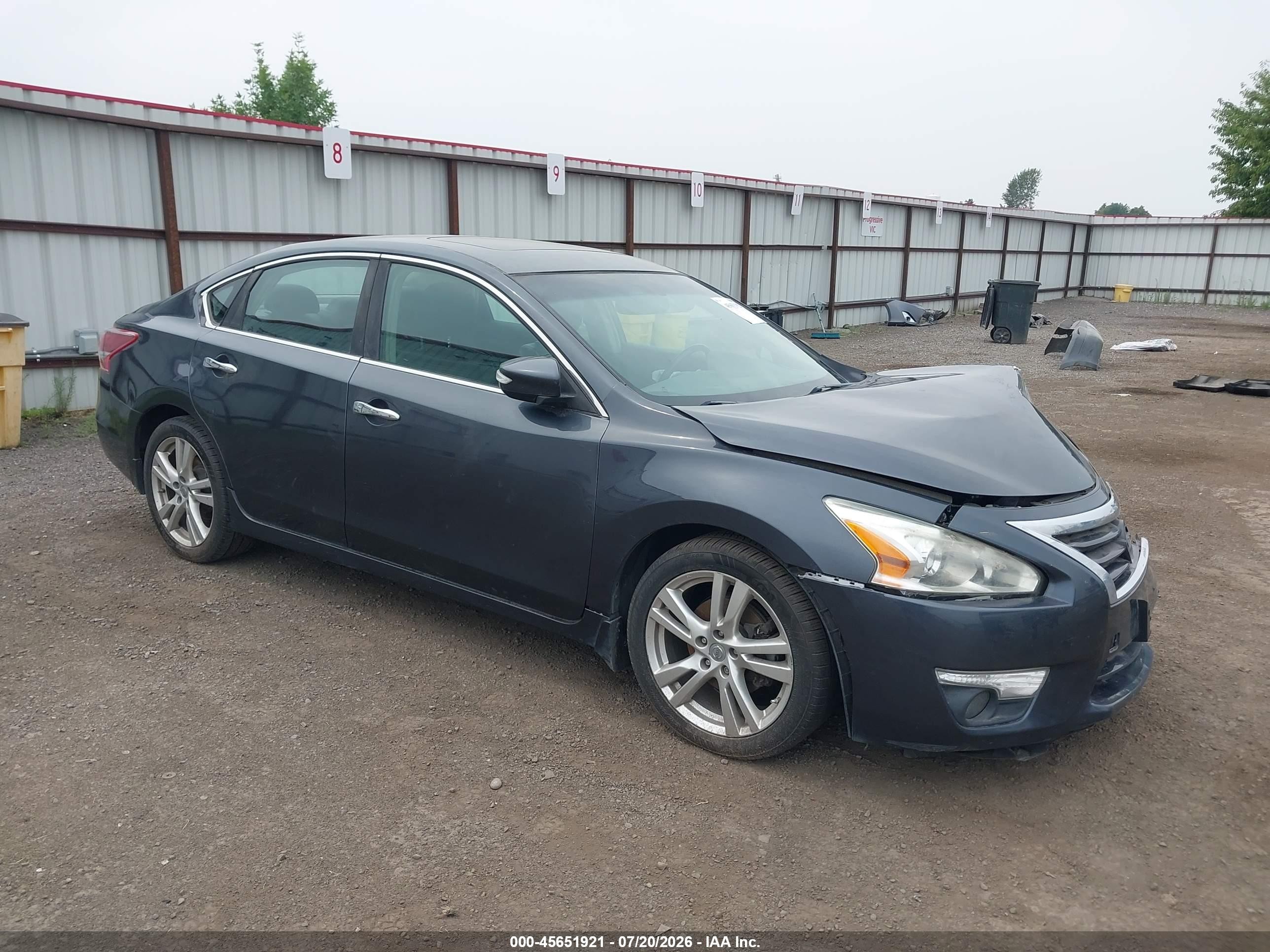 2013 Nissan Altima 3.5 Sl Gray vin: 1N4BL3AP8DN520166