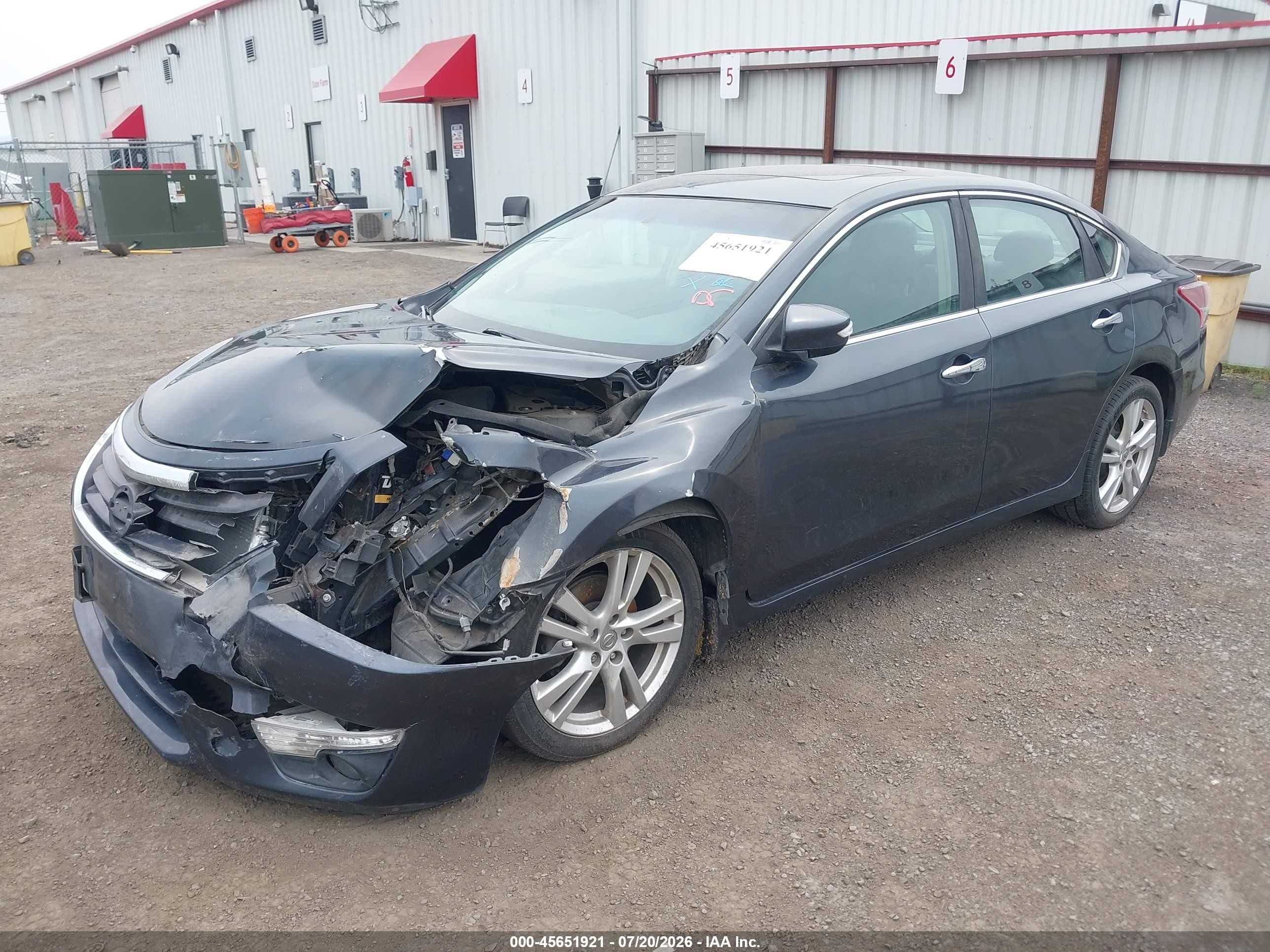 2013 Nissan Altima 3.5 Sl Gray vin: 1N4BL3AP8DN520166
