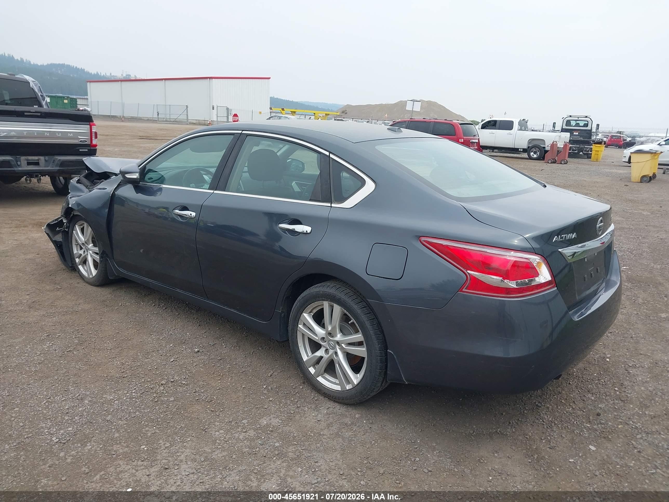 2013 Nissan Altima 3.5 Sl Gray vin: 1N4BL3AP8DN520166