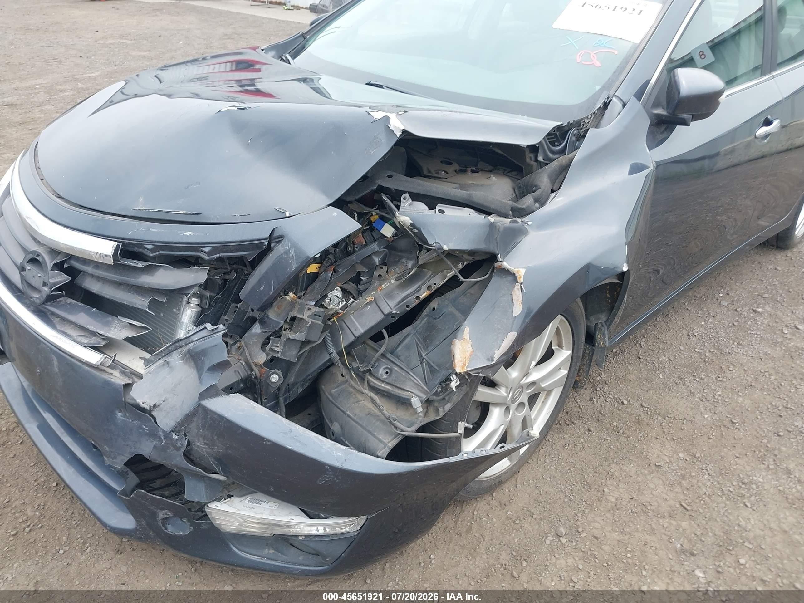 2013 Nissan Altima 3.5 Sl Gray vin: 1N4BL3AP8DN520166