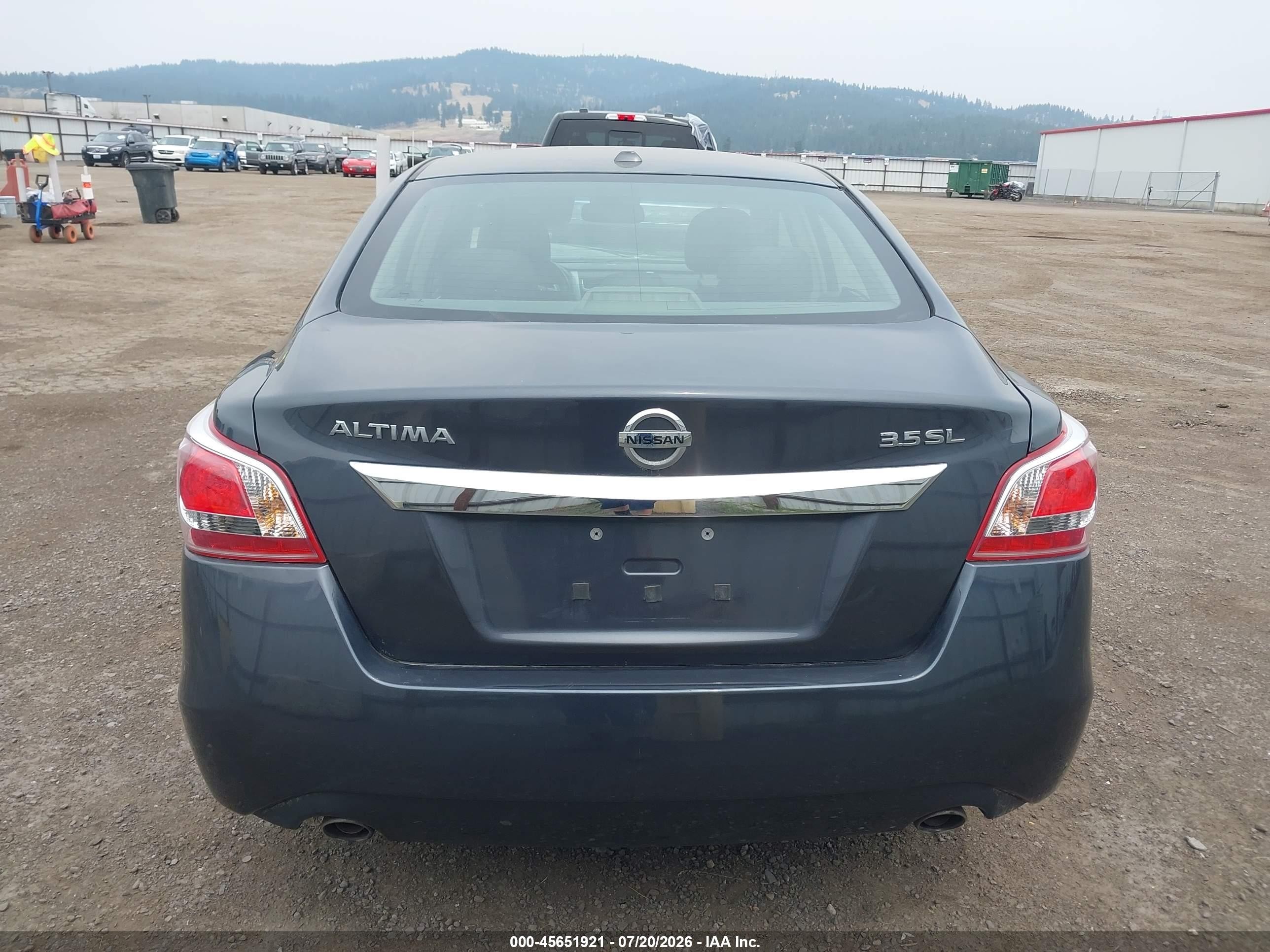 2013 Nissan Altima 3.5 Sl Gray vin: 1N4BL3AP8DN520166