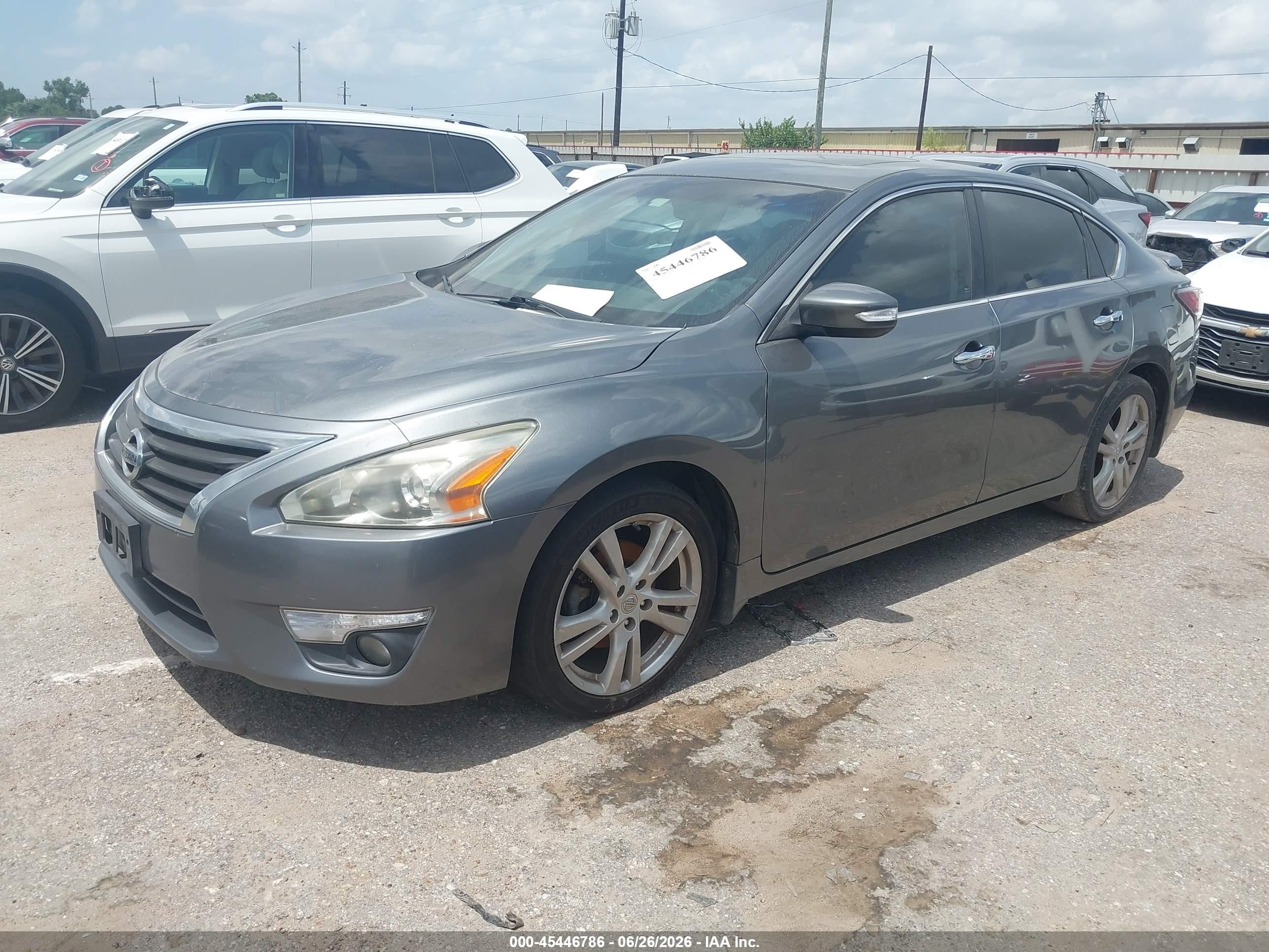 2014 Nissan Altima 3.5 Sl Gray vin: 1N4BL3AP8EC176741