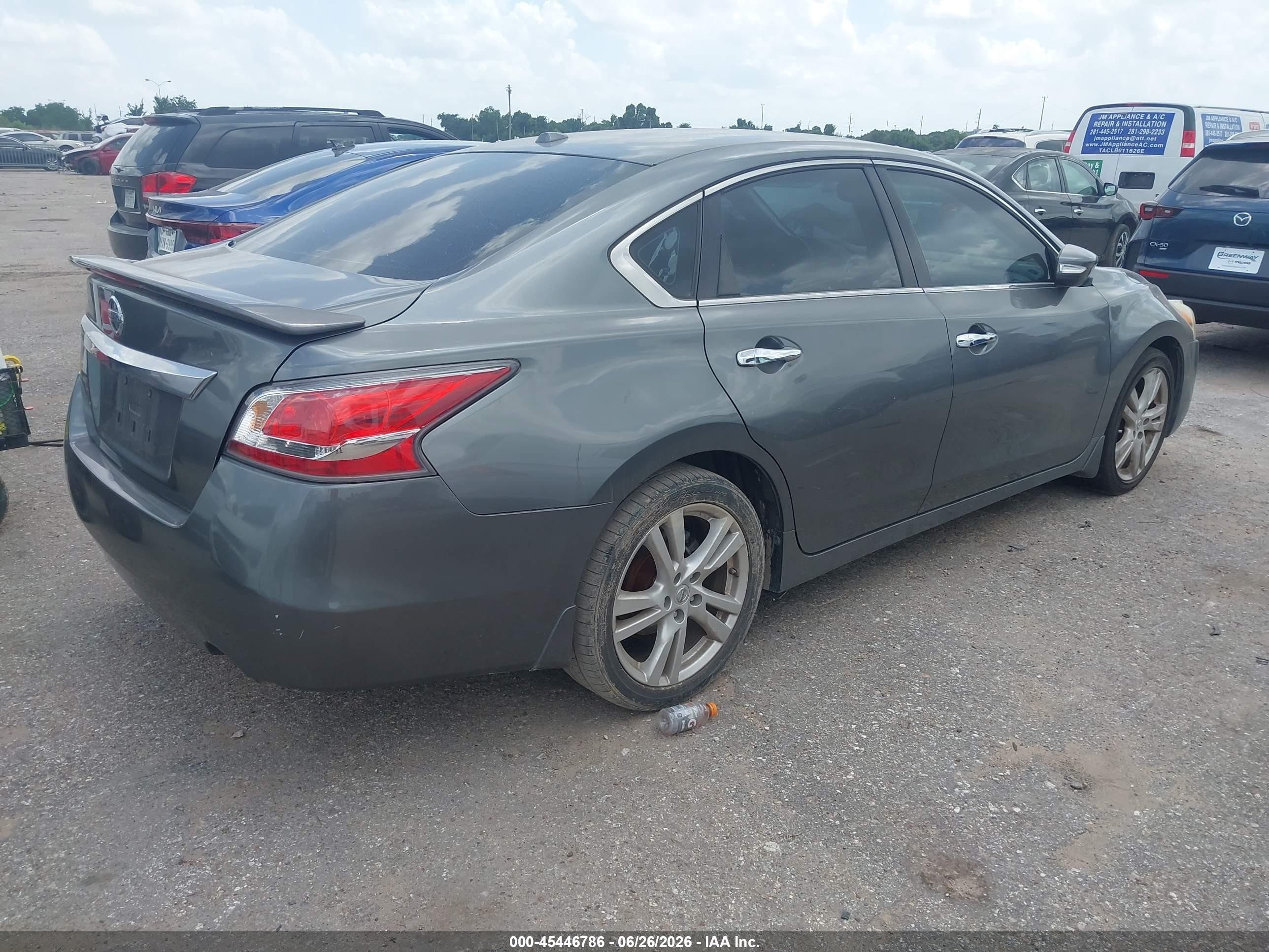 2014 Nissan Altima 3.5 Sl Gray vin: 1N4BL3AP8EC176741