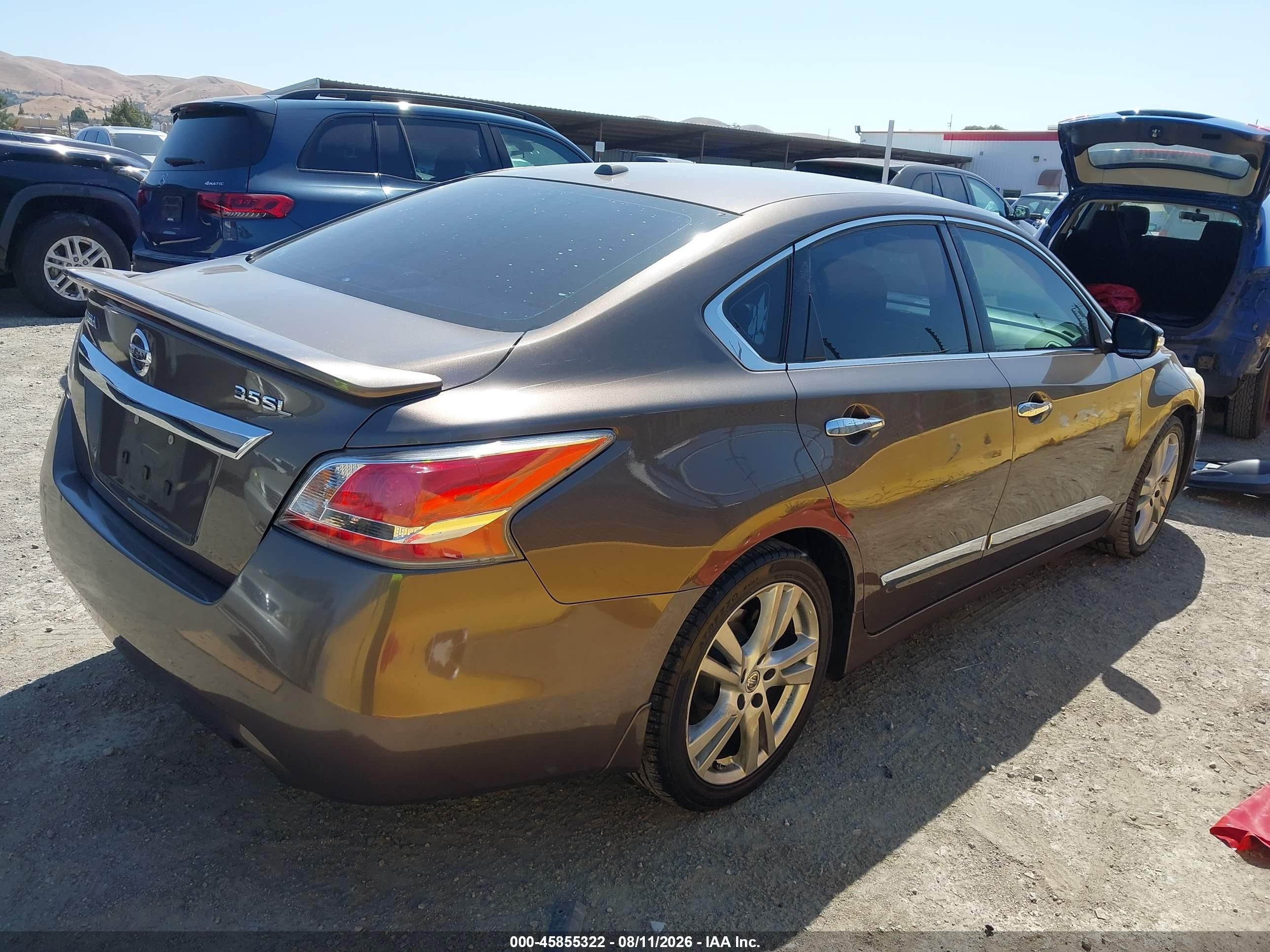 2015 Nissan Altima 3.5 Sl Коричневый vin: 1N4BL3AP8FC138735