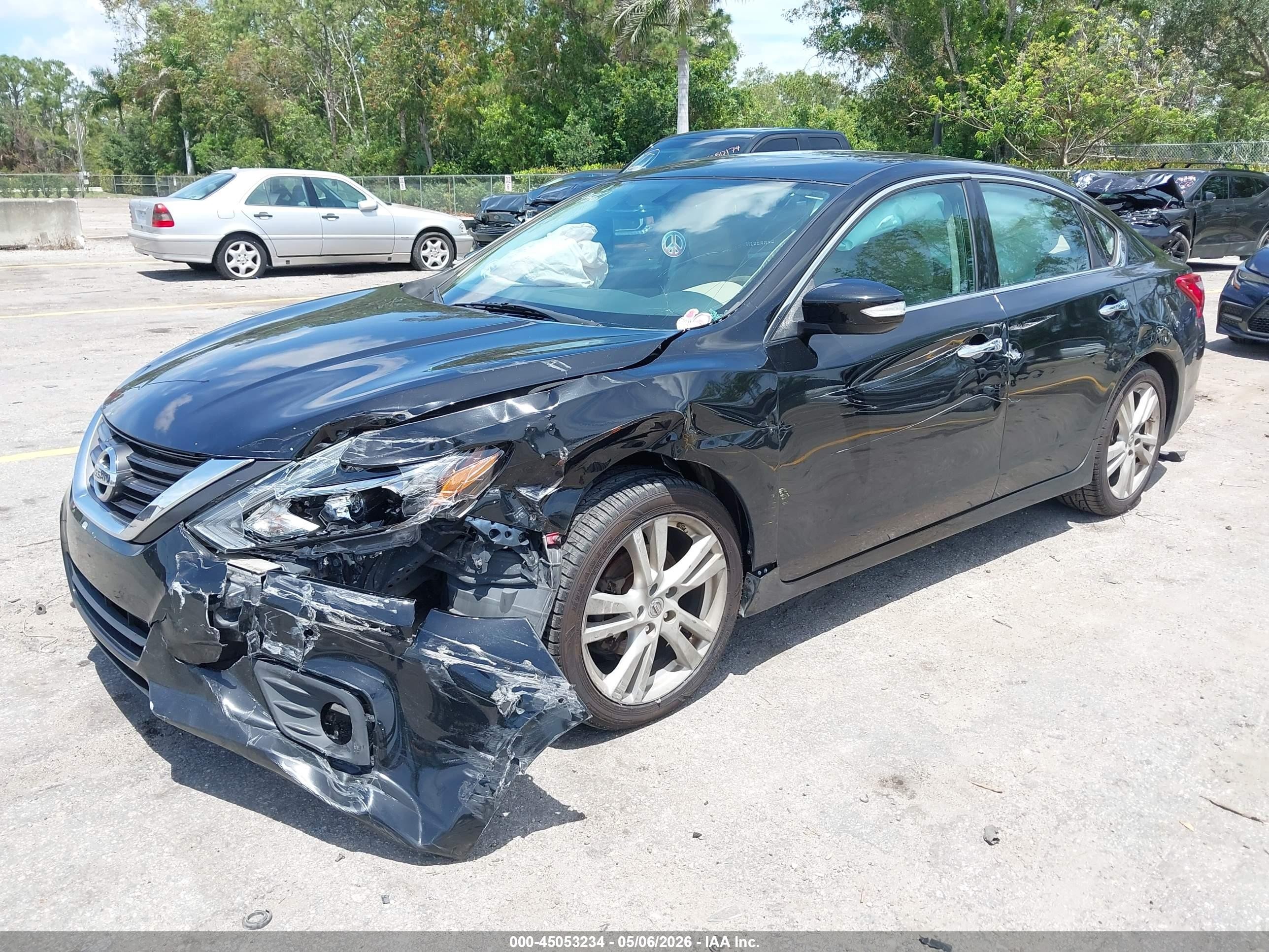 2016 Nissan Altima 3.5 Sl/3.5 Sr Черный vin: 1N4BL3AP8GC109561