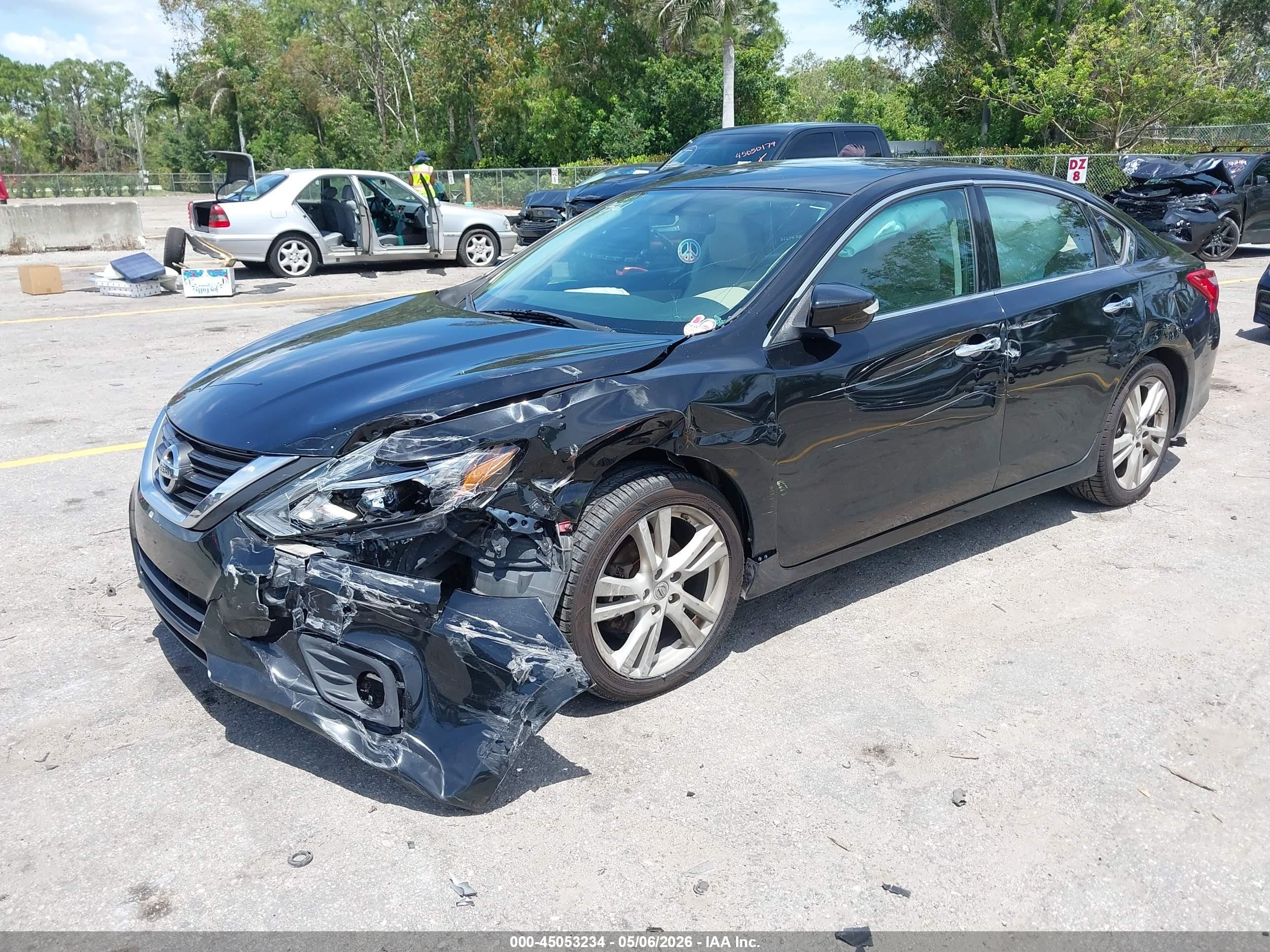 2016 Nissan Altima 3.5 Sl/3.5 Sr Черный vin: 1N4BL3AP8GC109561