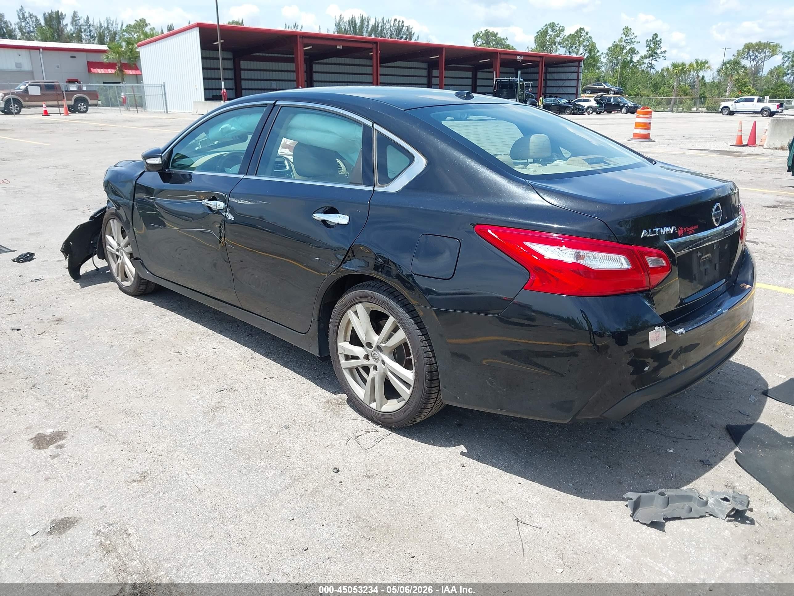 2016 Nissan Altima 3.5 Sl/3.5 Sr Черный vin: 1N4BL3AP8GC109561