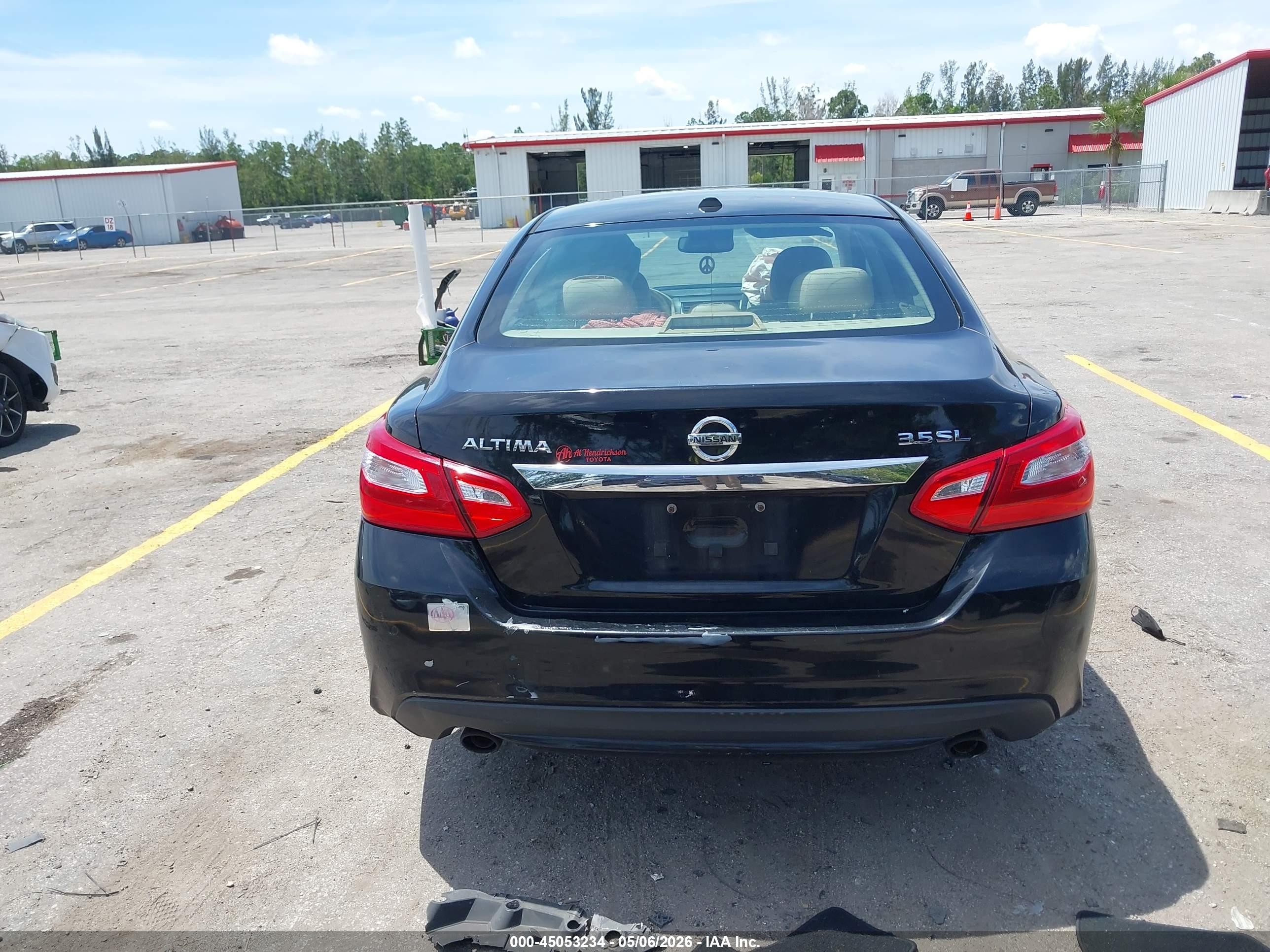 2016 Nissan Altima 3.5 Sl/3.5 Sr Черный vin: 1N4BL3AP8GC109561