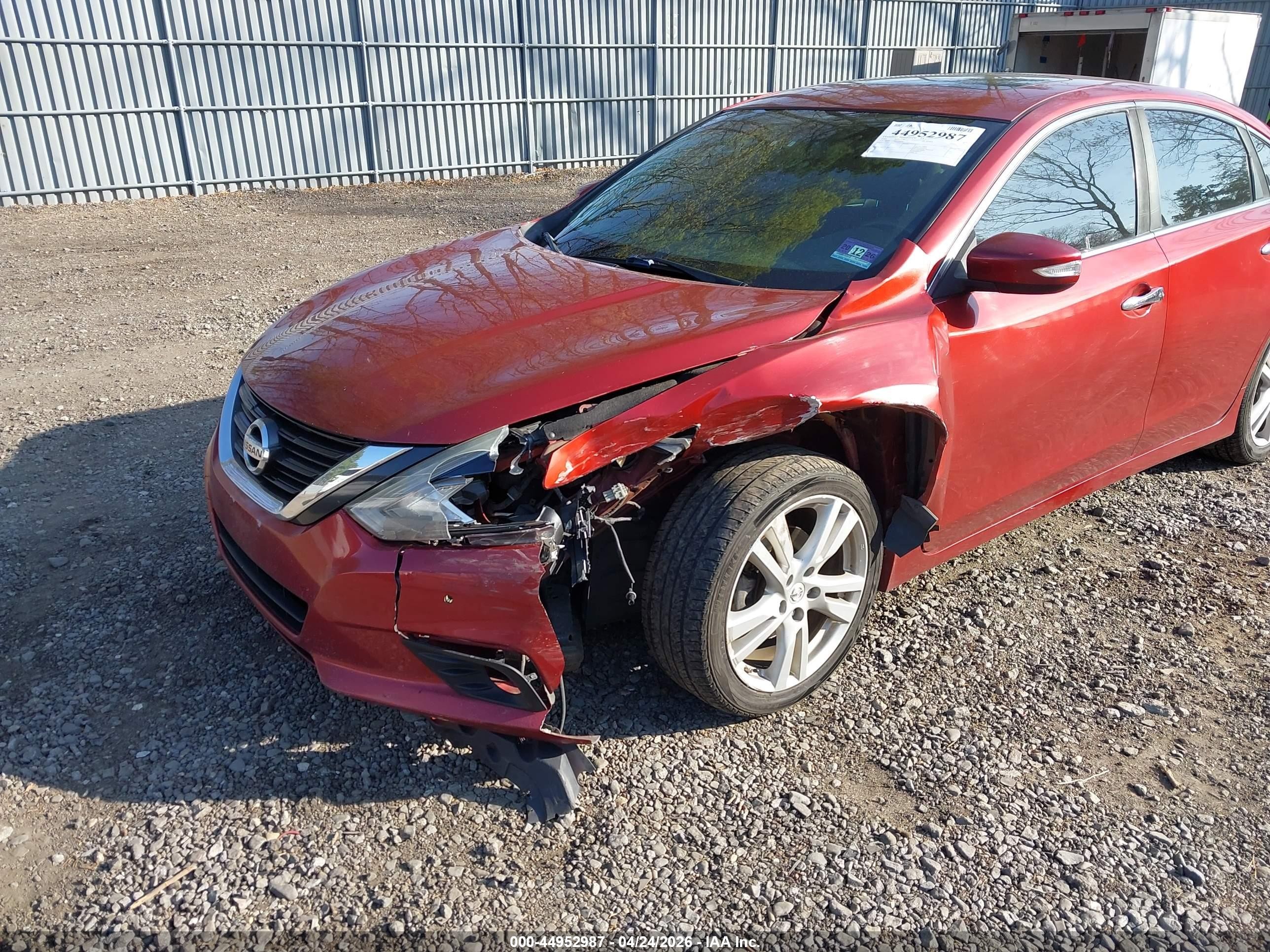 2016 Nissan Altima 3.5 Sl/3.5 Sr Красный vin: 1N4BL3AP8GC149882