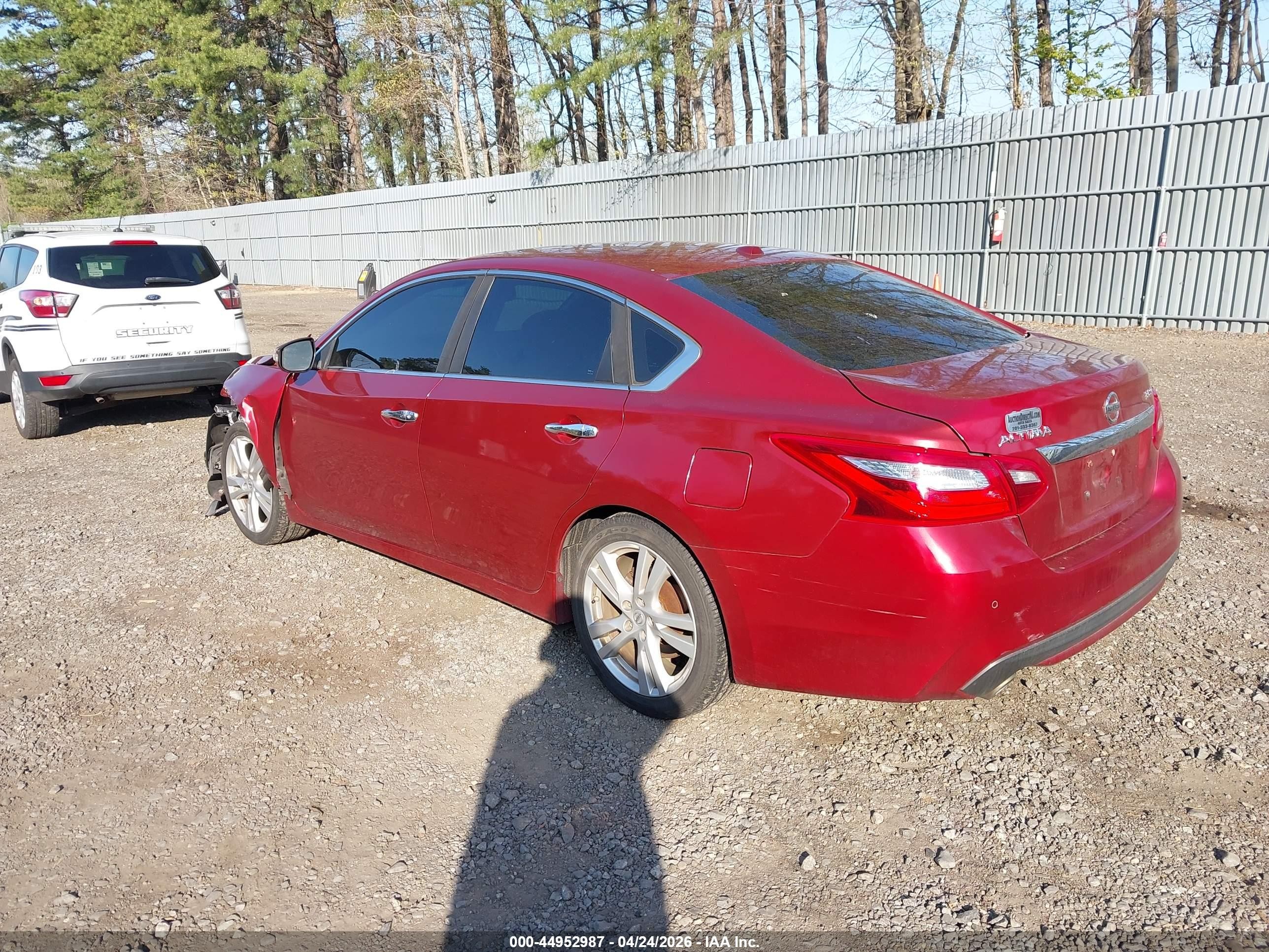 2016 Nissan Altima 3.5 Sl/3.5 Sr Красный vin: 1N4BL3AP8GC149882