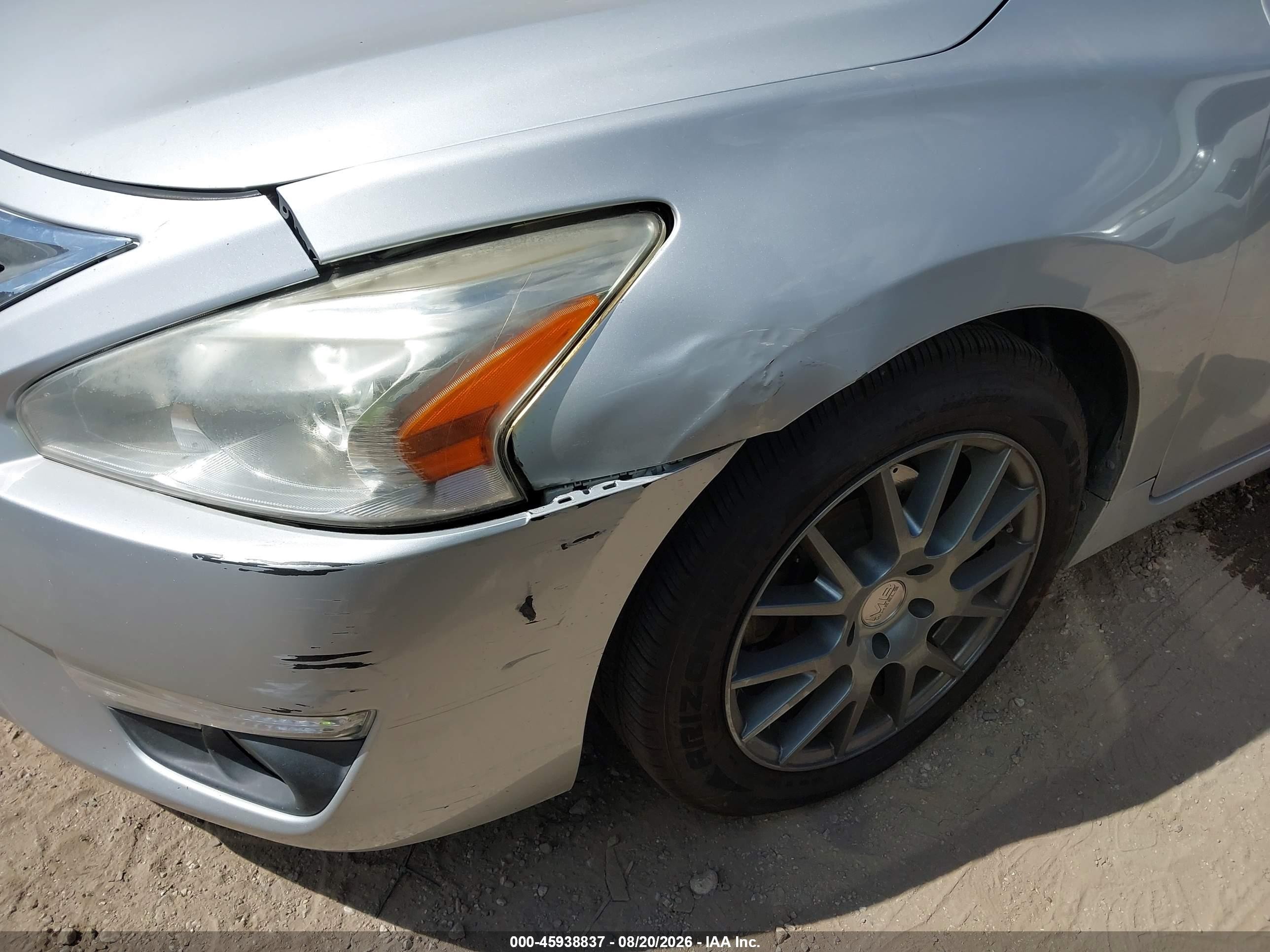 2013 Nissan Altima 3.5 Sv Silver vin: 1N4BL3AP9DC107748