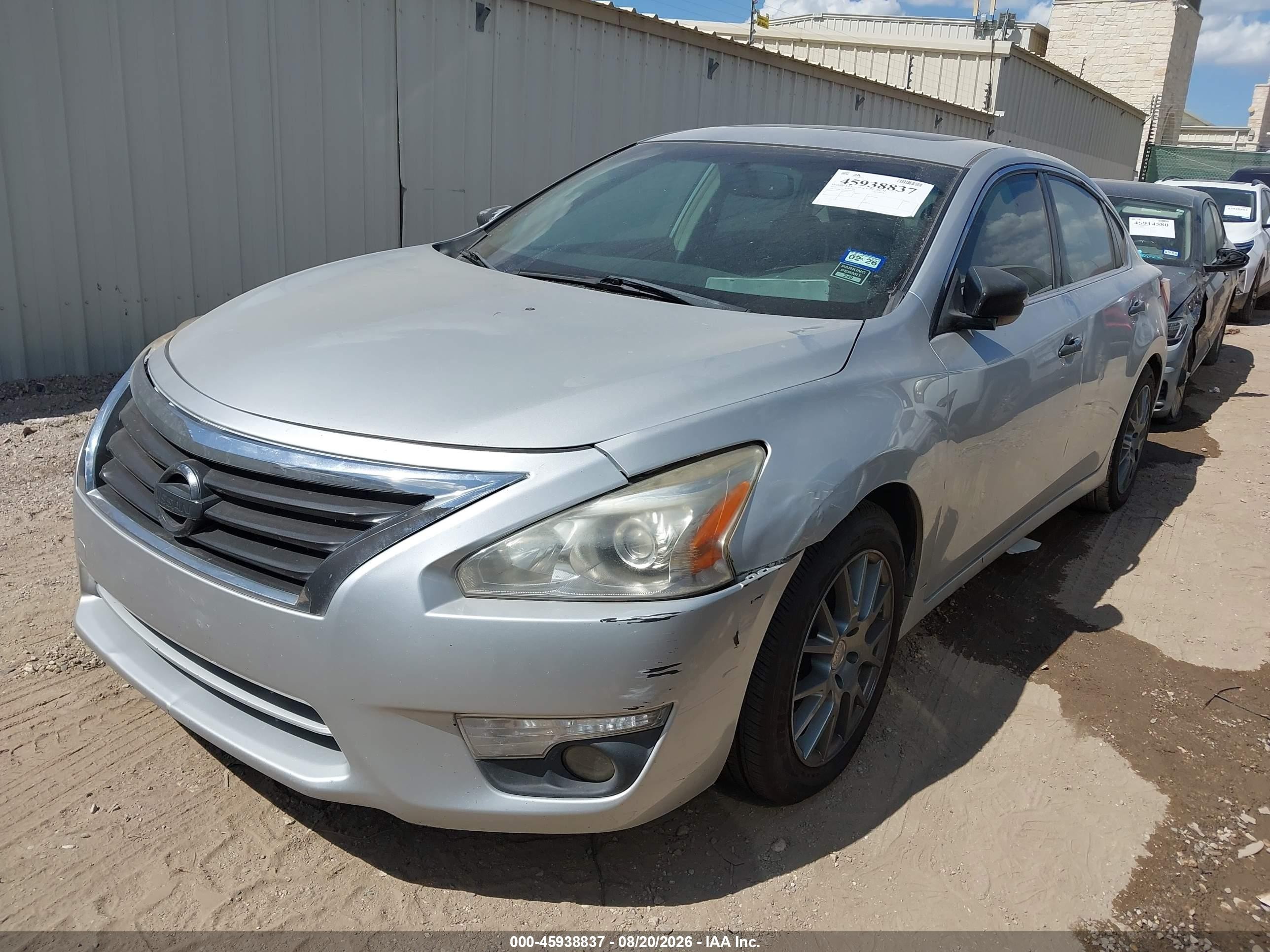 2013 Nissan Altima 3.5 Sv Silver vin: 1N4BL3AP9DC107748