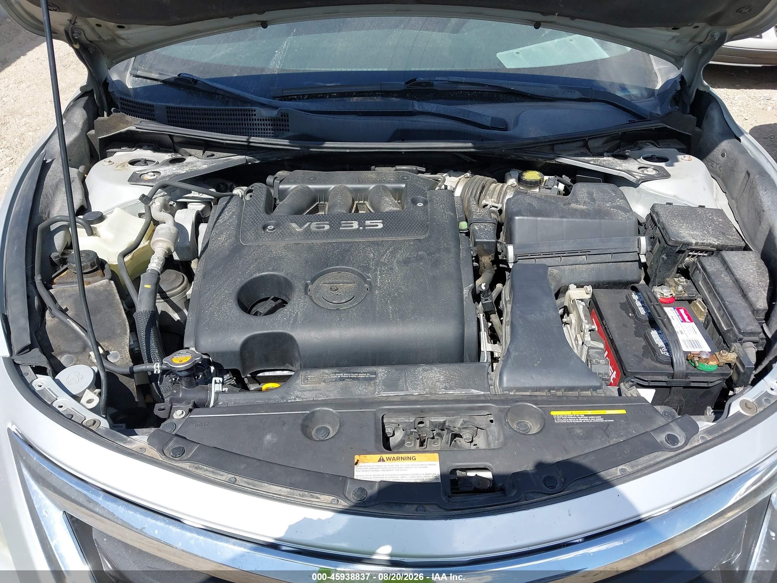 2013 Nissan Altima 3.5 Sv Silver vin: 1N4BL3AP9DC107748
