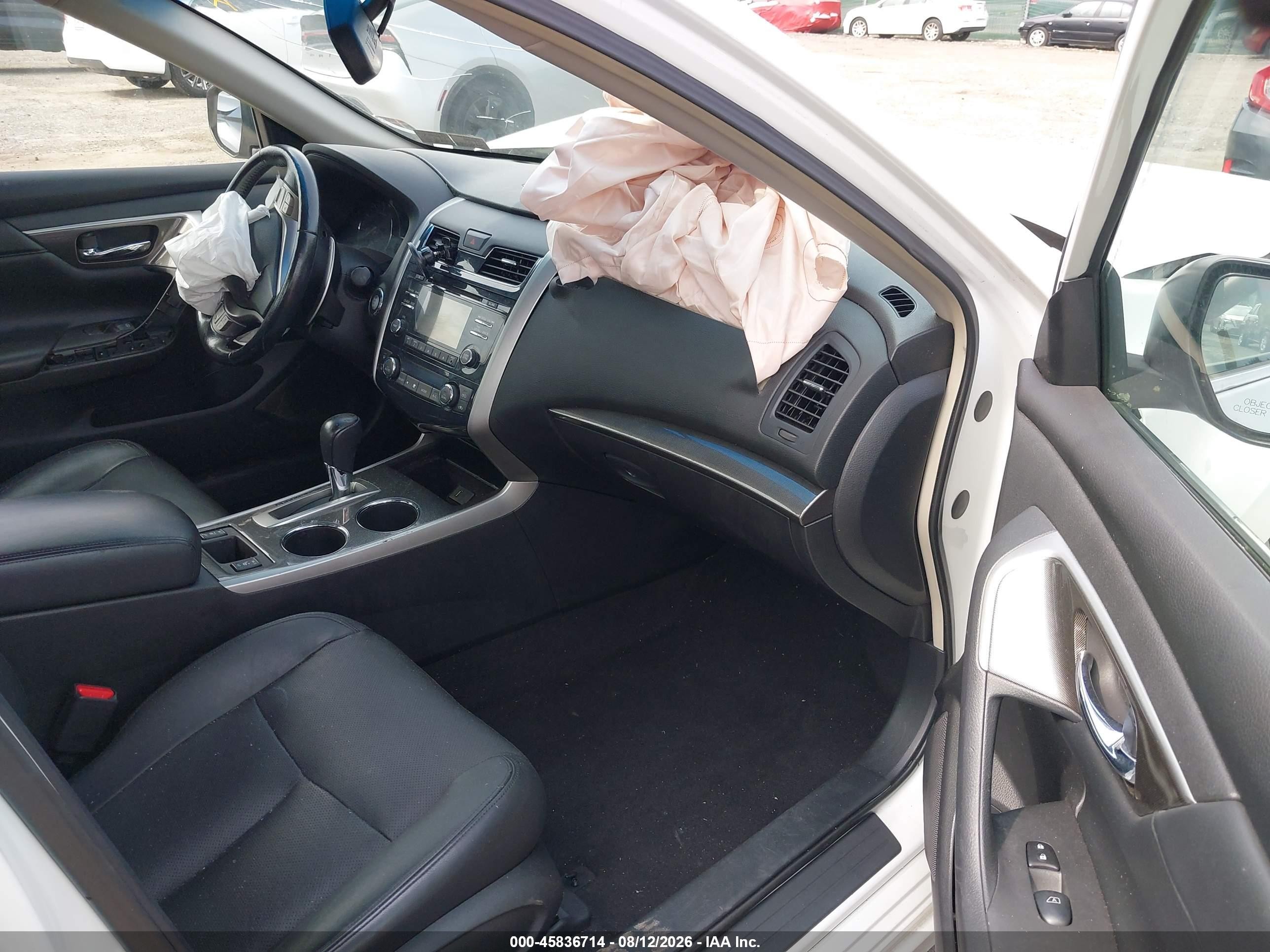 2013 Nissan Altima 3.5 Sl White vin: 1N4BL3AP9DC110603