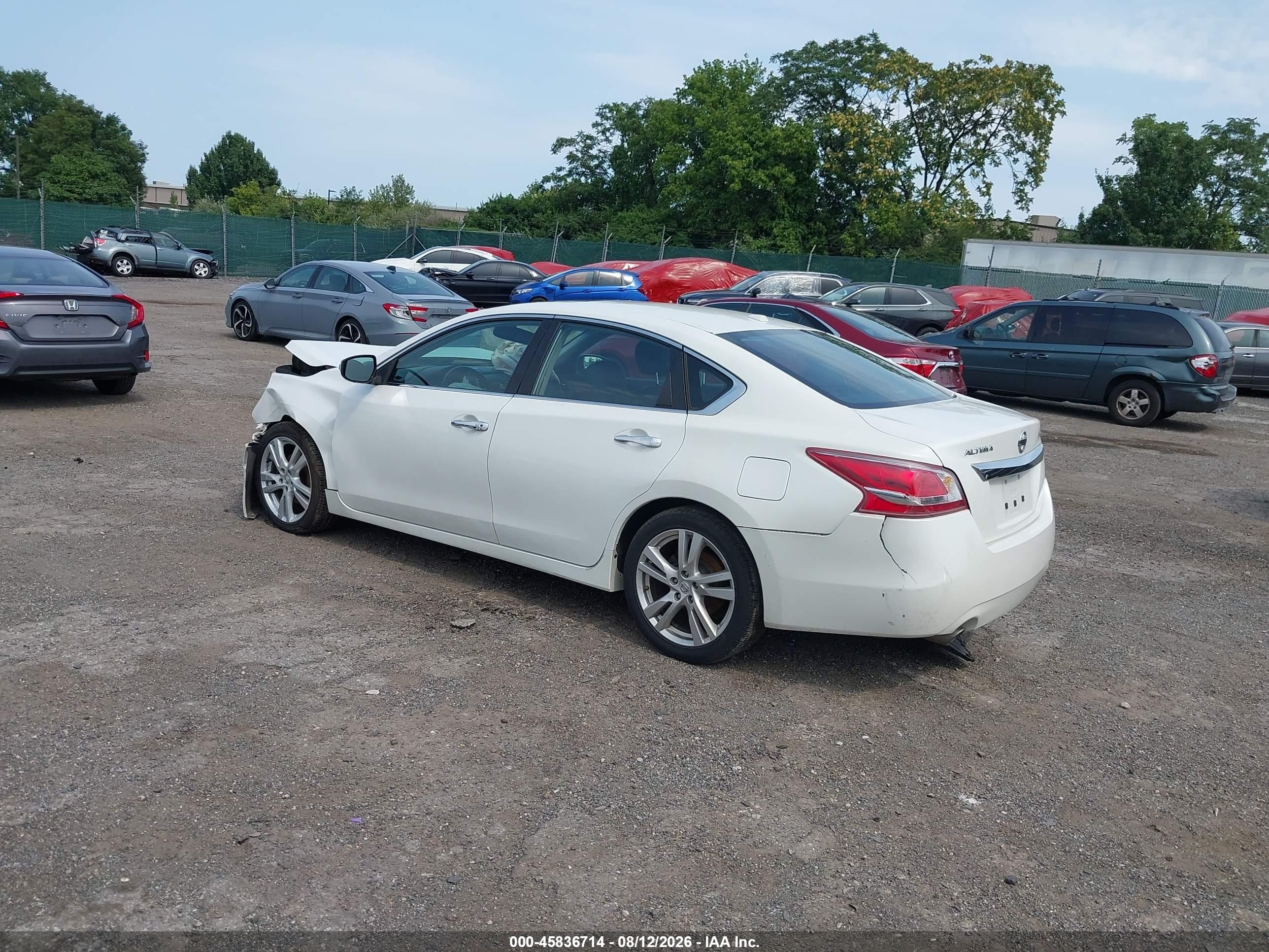 2013 Nissan Altima 3.5 Sl White vin: 1N4BL3AP9DC110603