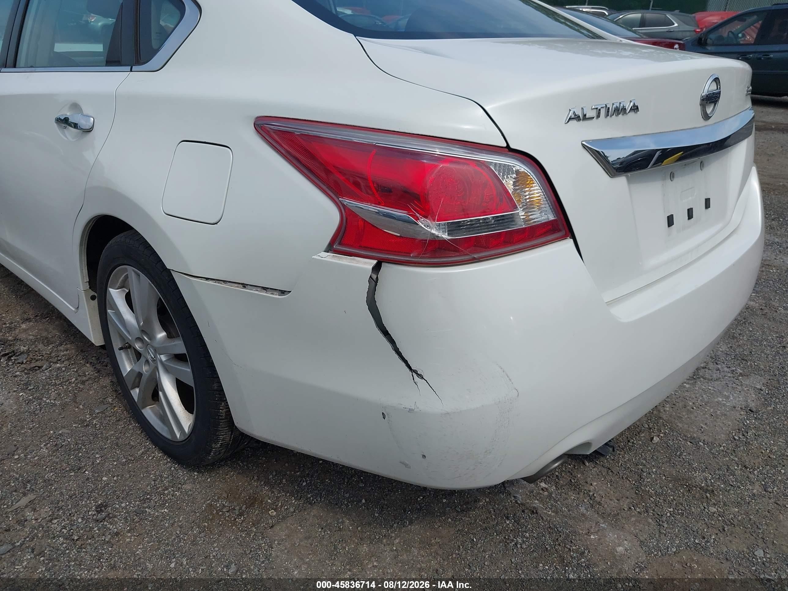 2013 Nissan Altima 3.5 Sl White vin: 1N4BL3AP9DC110603