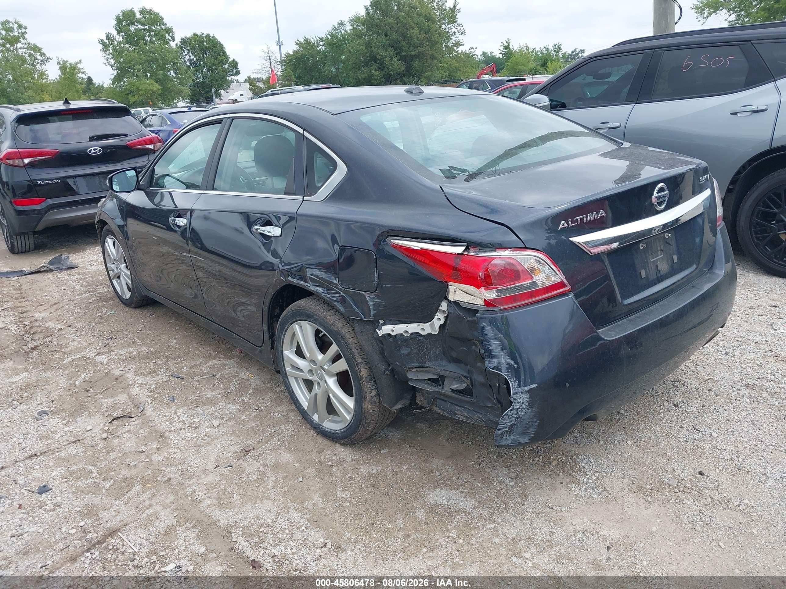 2013 Nissan Altima 3.5 Sv Blue vin: 1N4BL3AP9DC203153