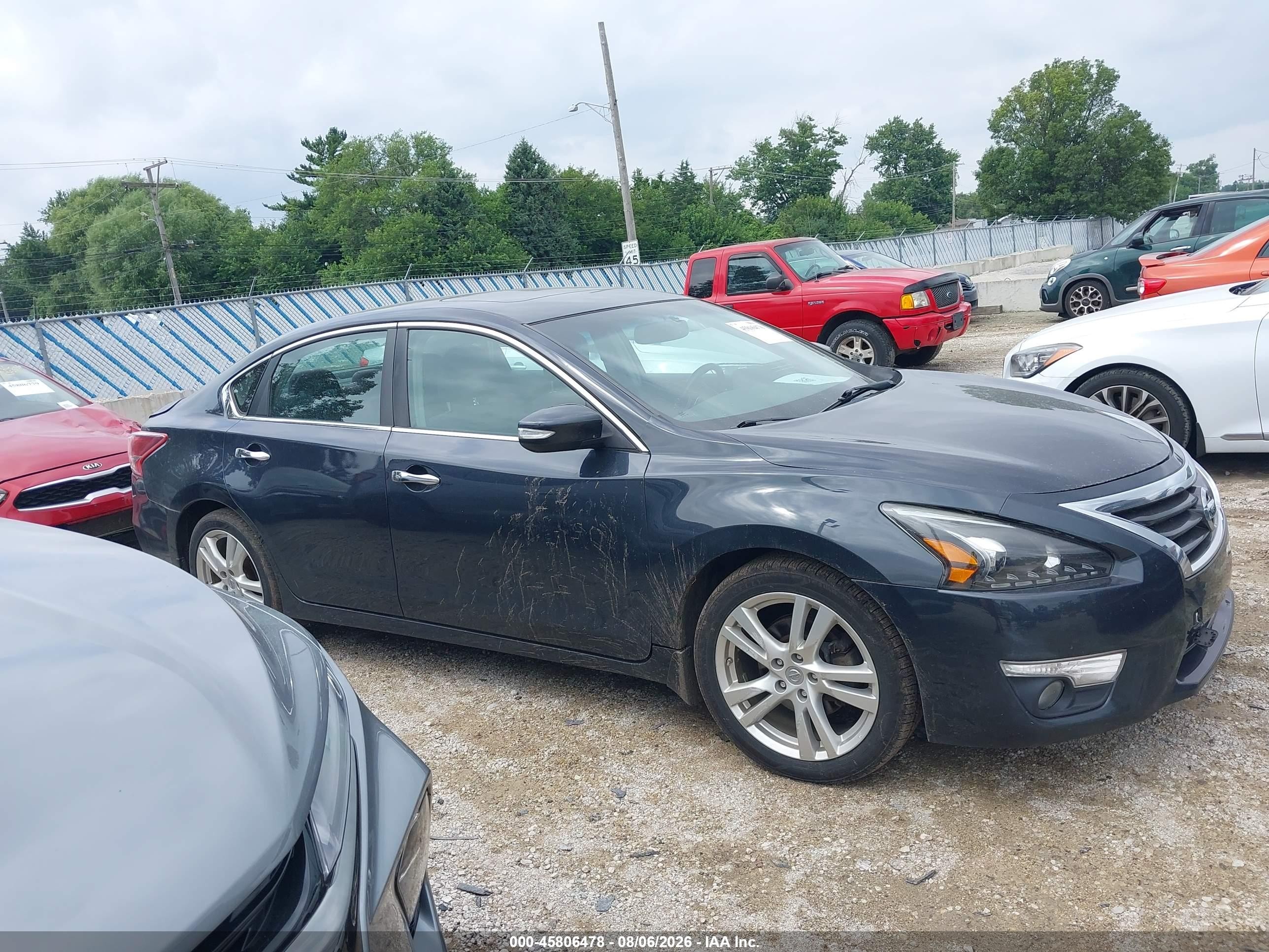 2013 Nissan Altima 3.5 Sv Blue vin: 1N4BL3AP9DC203153