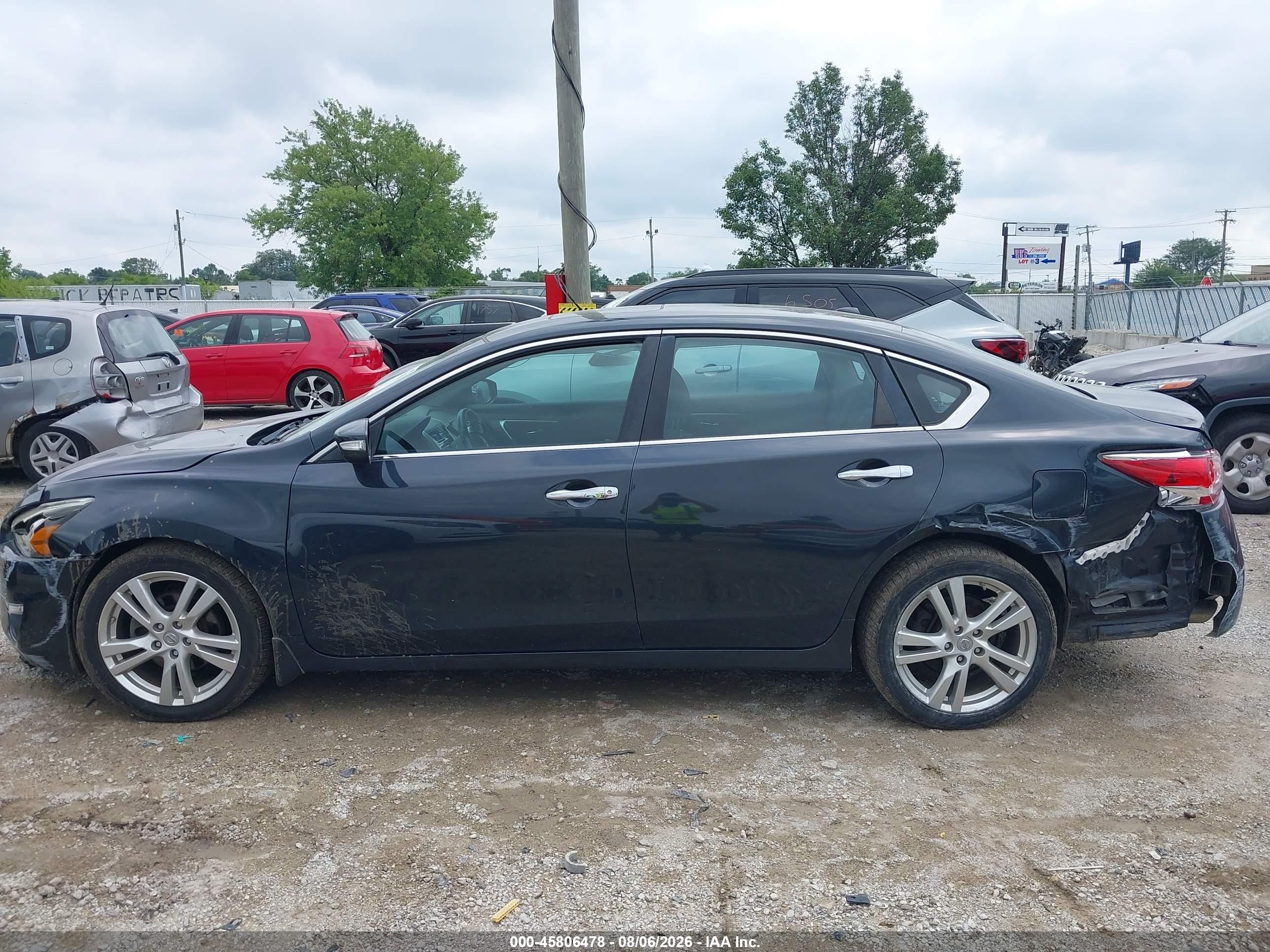 2013 Nissan Altima 3.5 Sv Blue vin: 1N4BL3AP9DC203153