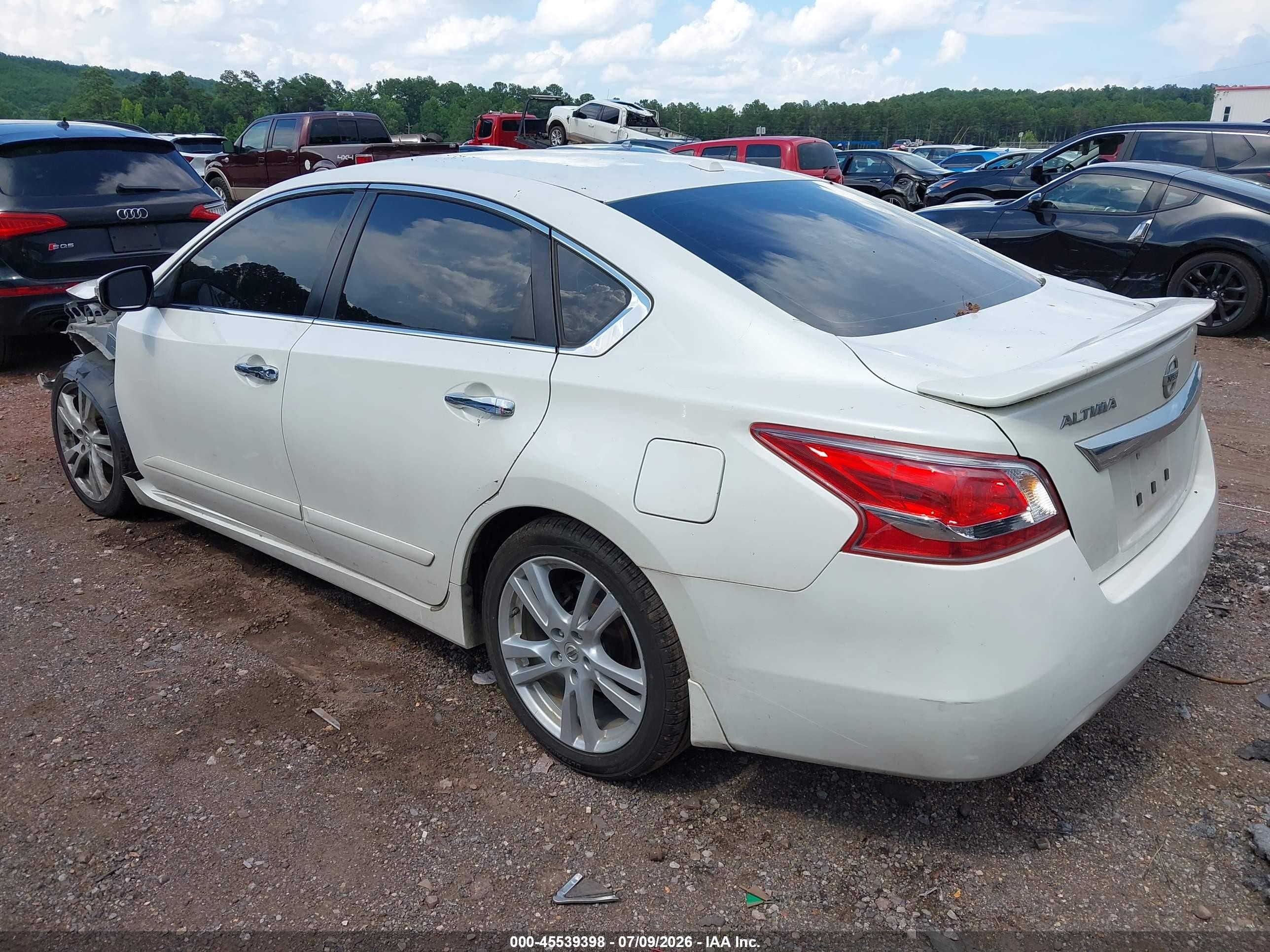 2013 Nissan Altima 3.5 Sl White vin: 1N4BL3AP9DC908552