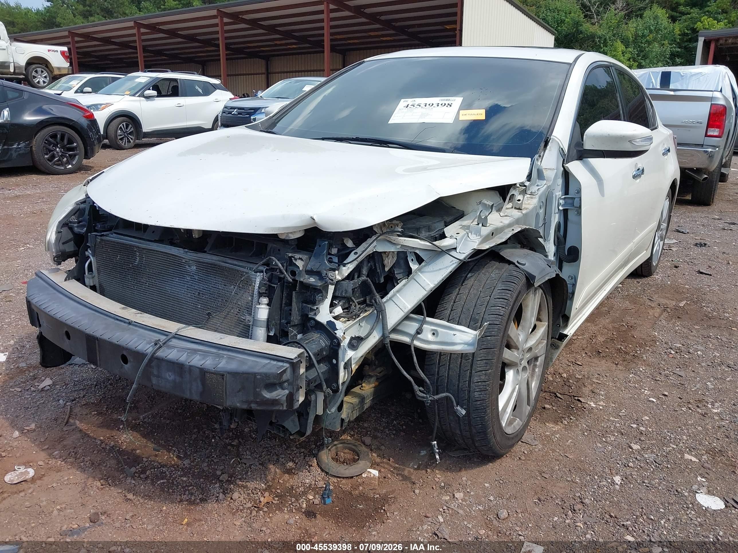 2013 Nissan Altima 3.5 Sl White vin: 1N4BL3AP9DC908552
