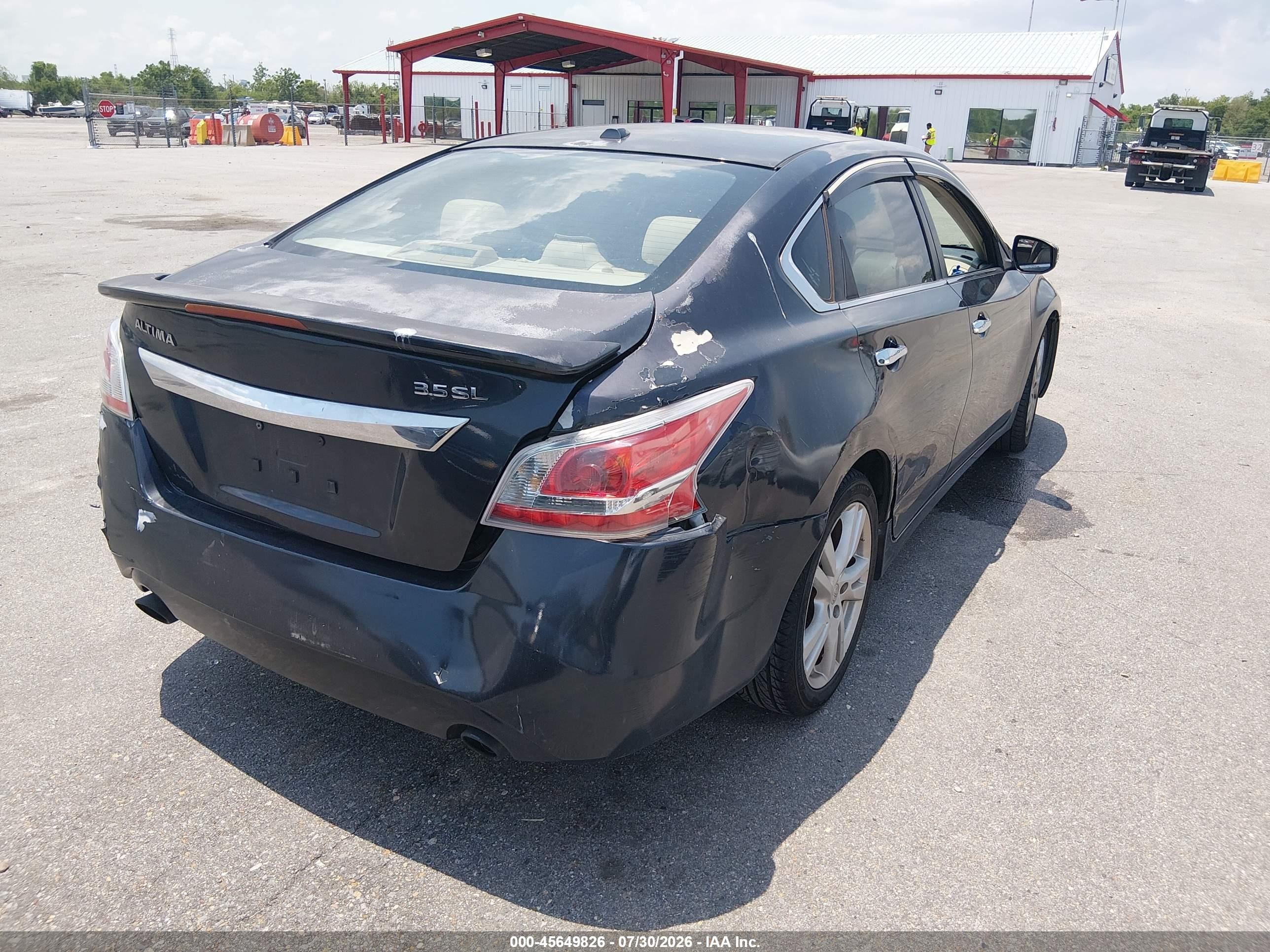 2013 Nissan Altima 3.5 Sl Blue vin: 1N4BL3AP9DN427057
