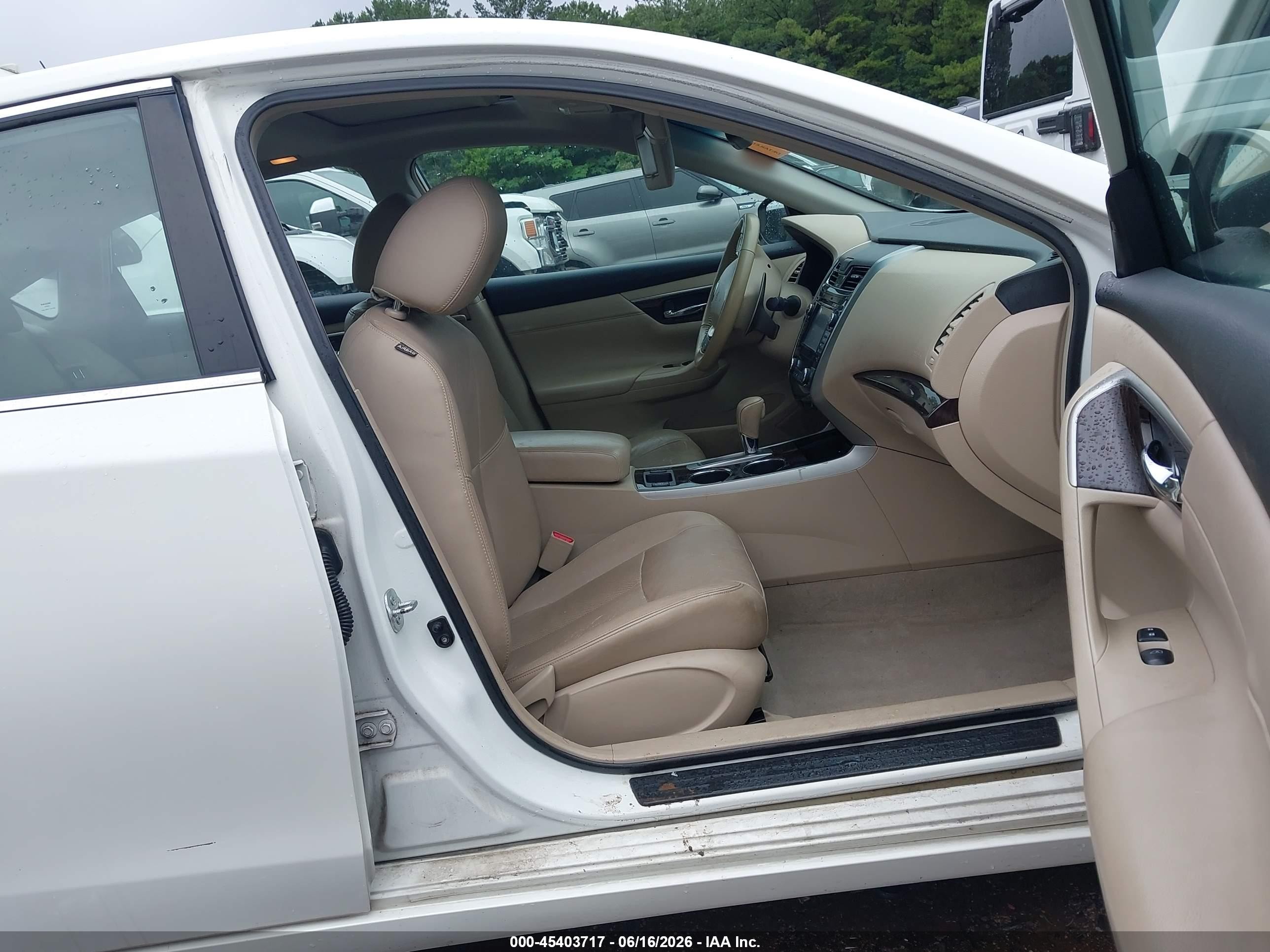 2013 Nissan Altima 3.5 Sl White vin: 1N4BL3AP9DN439354