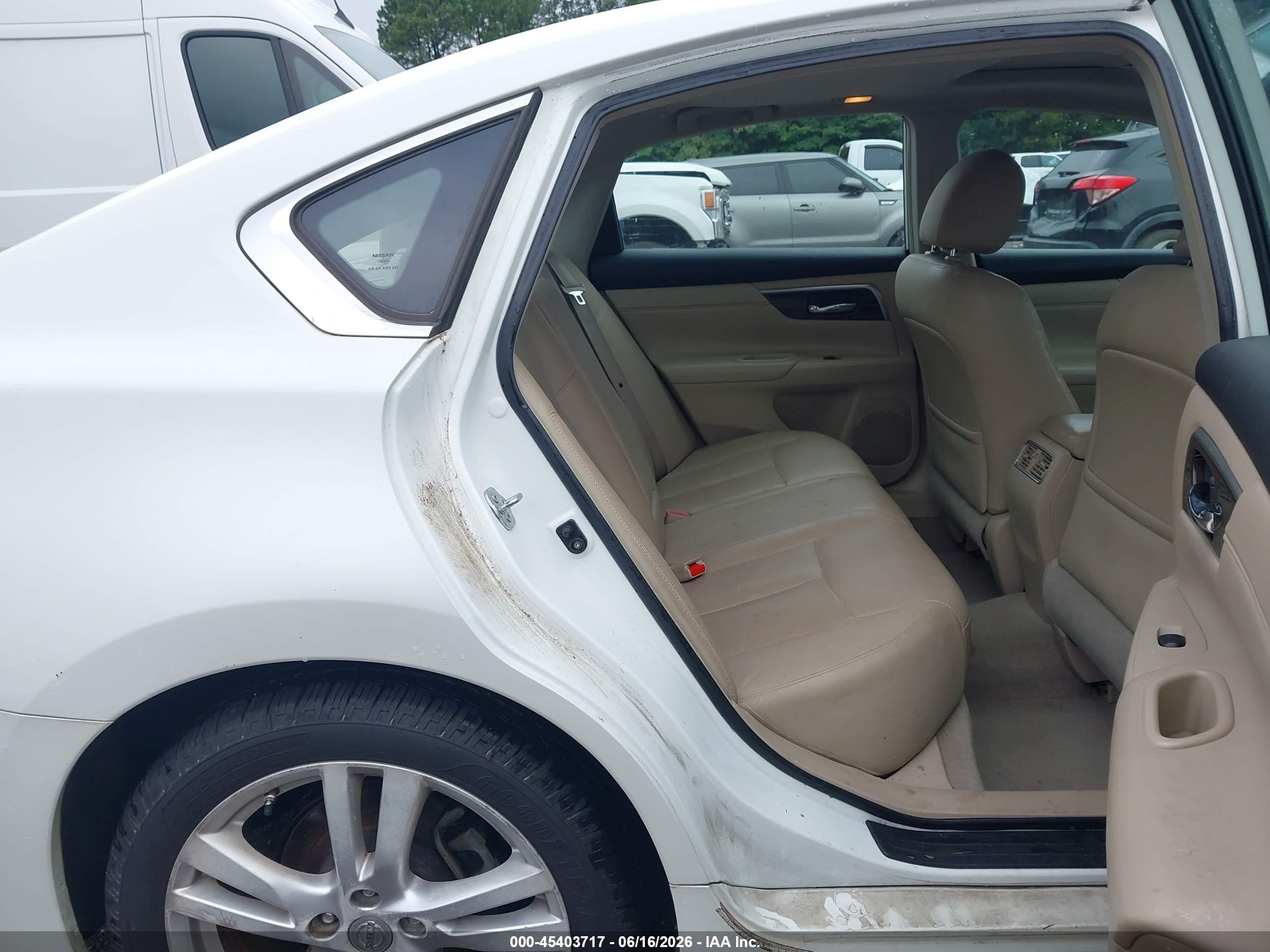 2013 Nissan Altima 3.5 Sl White vin: 1N4BL3AP9DN439354