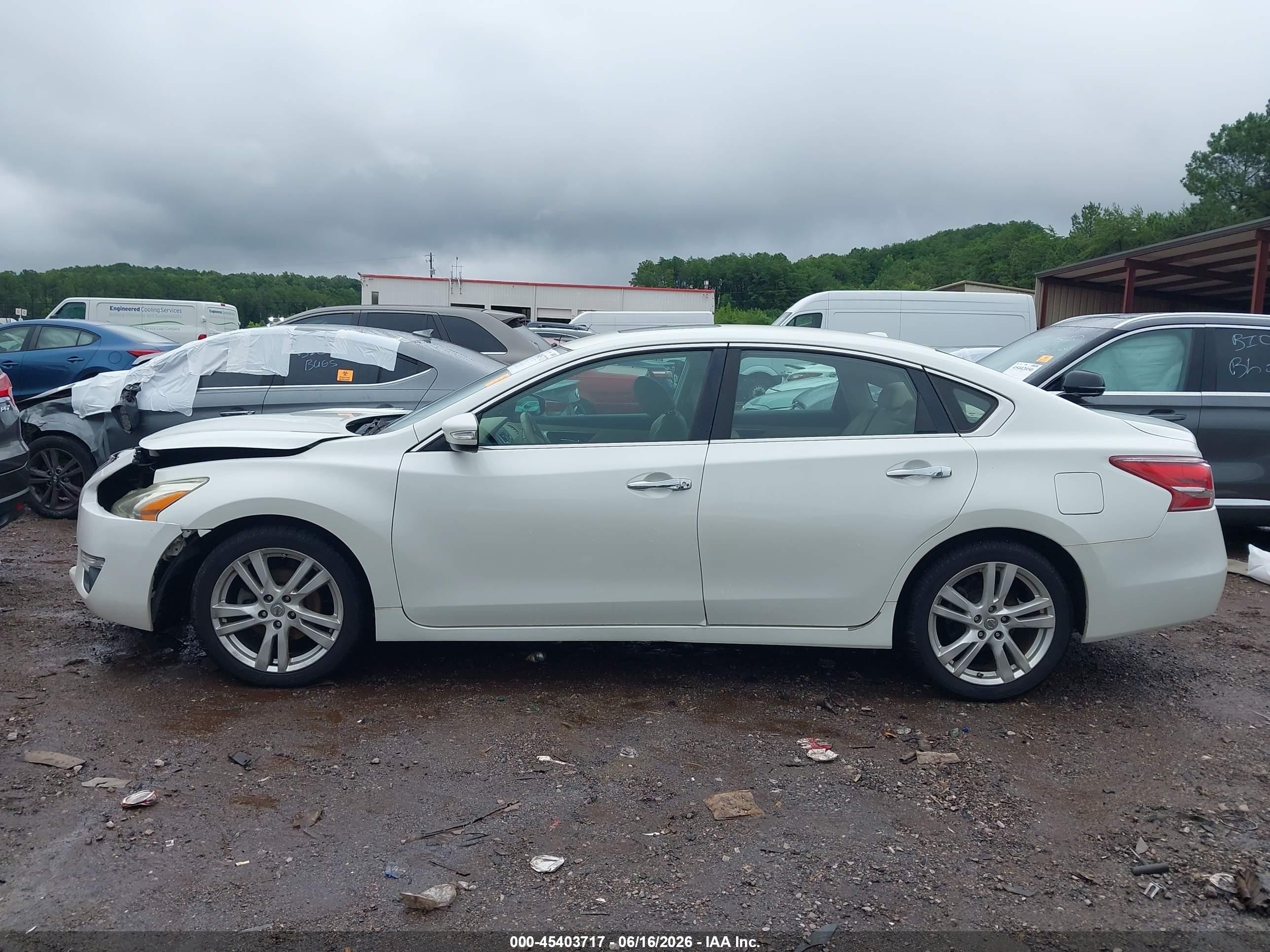 2013 Nissan Altima 3.5 Sl White vin: 1N4BL3AP9DN439354