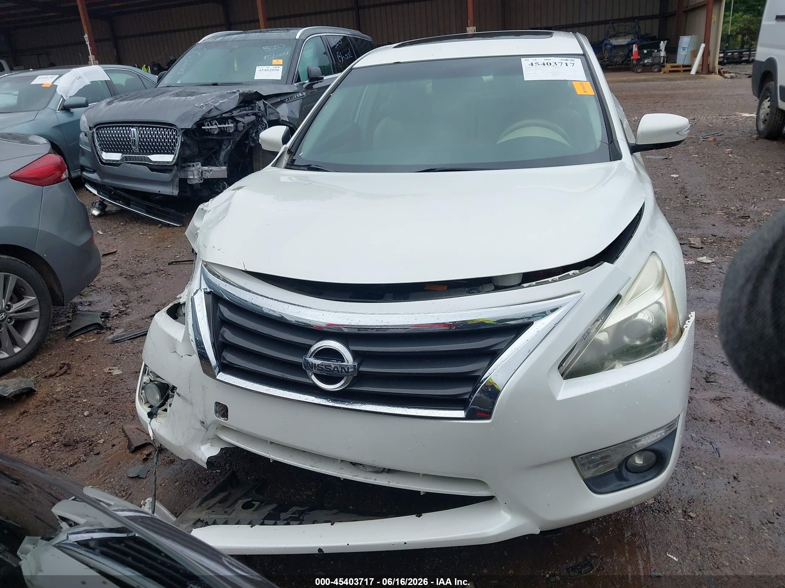 2013 Nissan Altima 3.5 Sl White vin: 1N4BL3AP9DN439354