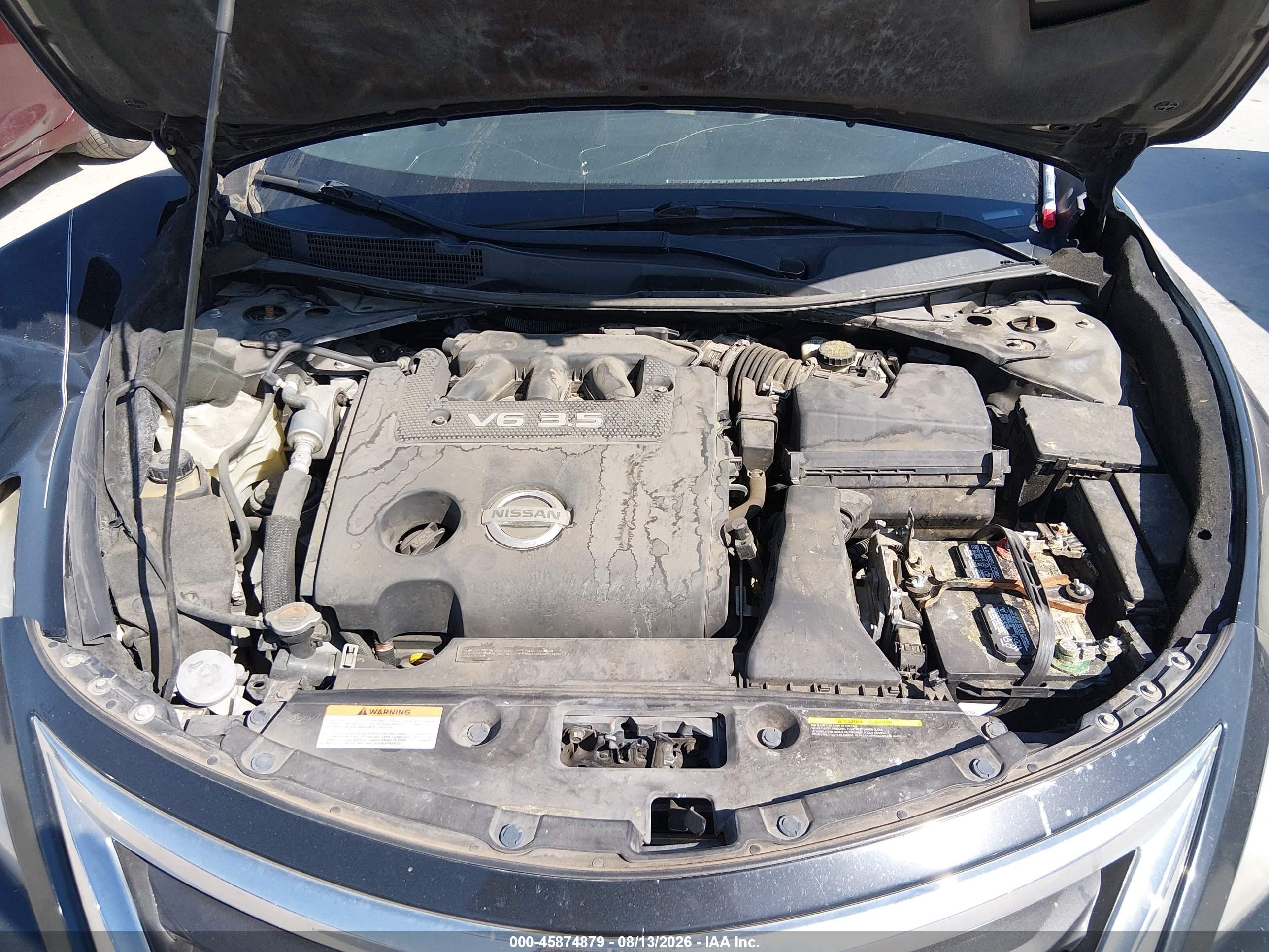 2013 Nissan Altima 3.5 Sv Black vin: 1N4BL3AP9DN464674