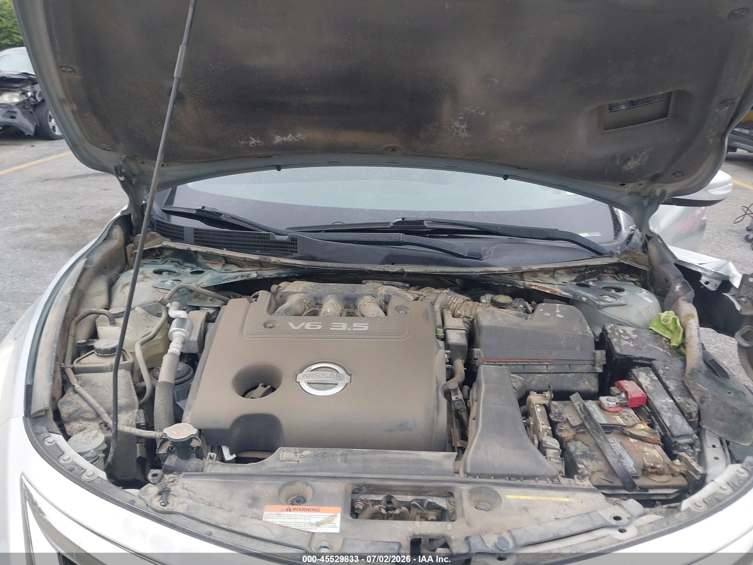 2013 Nissan Altima 3.5 Sv Серебряный vin: 1N4BL3AP9DN485024