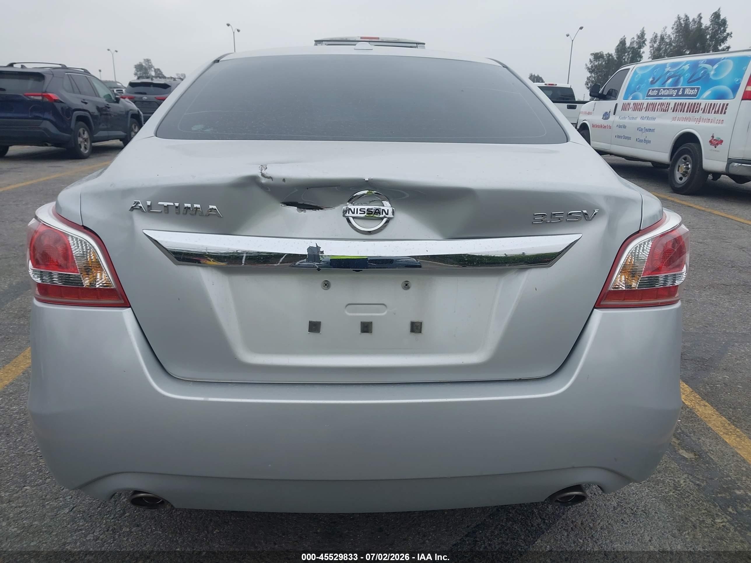 2013 Nissan Altima 3.5 Sv Серебряный vin: 1N4BL3AP9DN485024