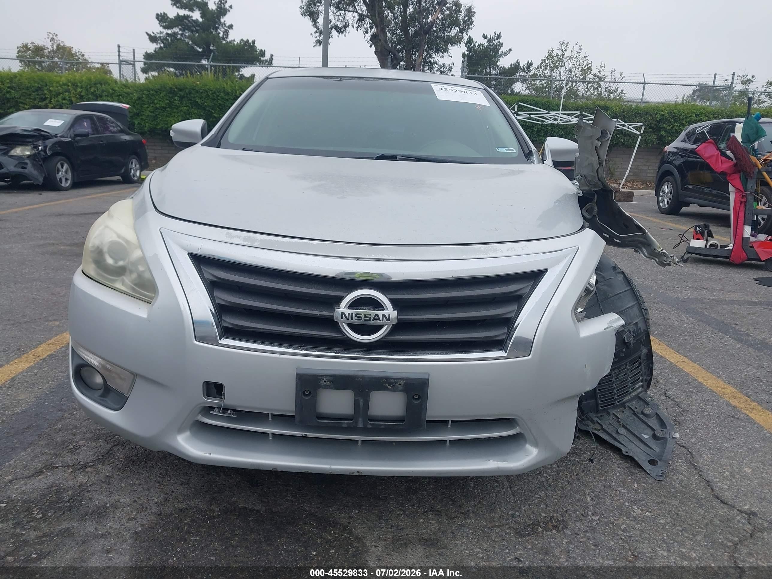 2013 Nissan Altima 3.5 Sv Серебряный vin: 1N4BL3AP9DN485024