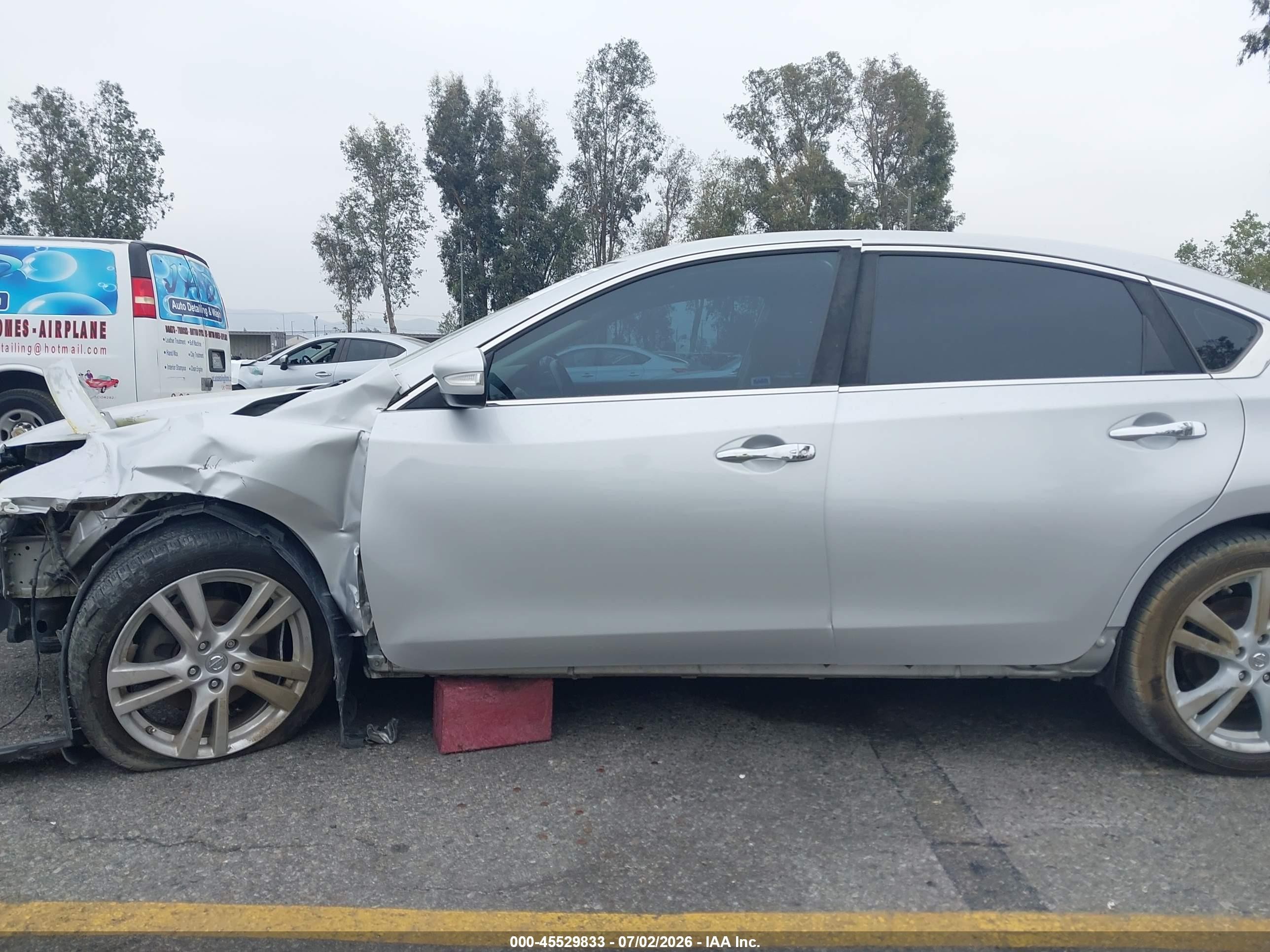 2013 Nissan Altima 3.5 Sv Серебряный vin: 1N4BL3AP9DN485024