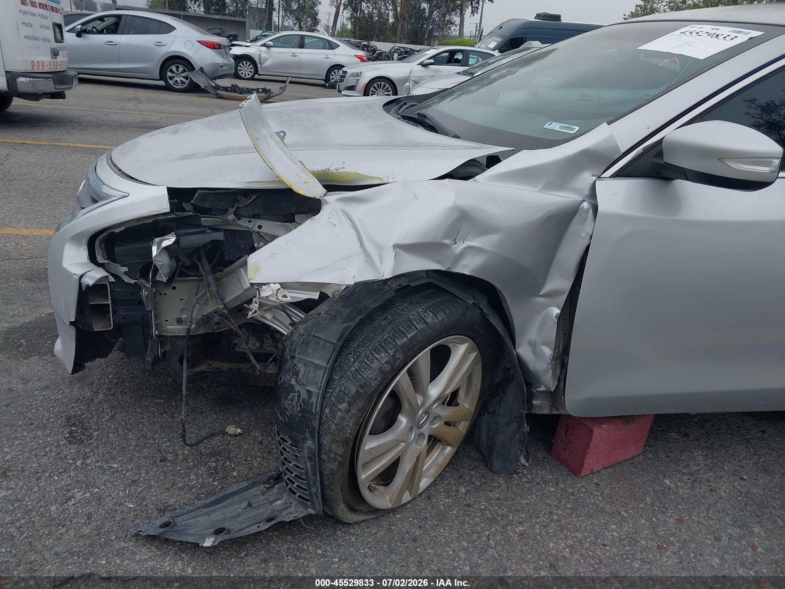 2013 Nissan Altima 3.5 Sv Серебряный vin: 1N4BL3AP9DN485024
