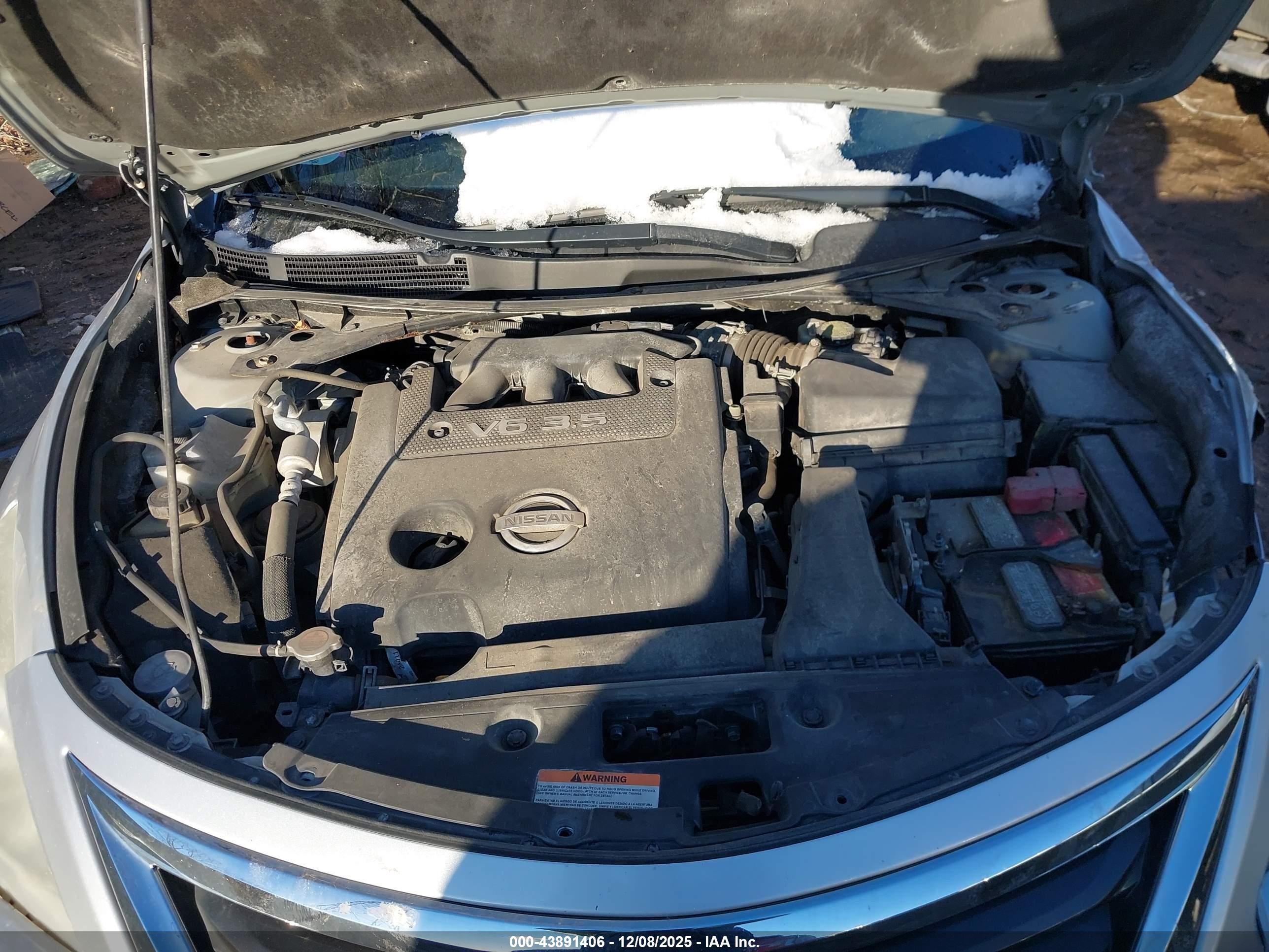 2013 Nissan Altima 3.5 S Silver vin: 1N4BL3AP9DN494290