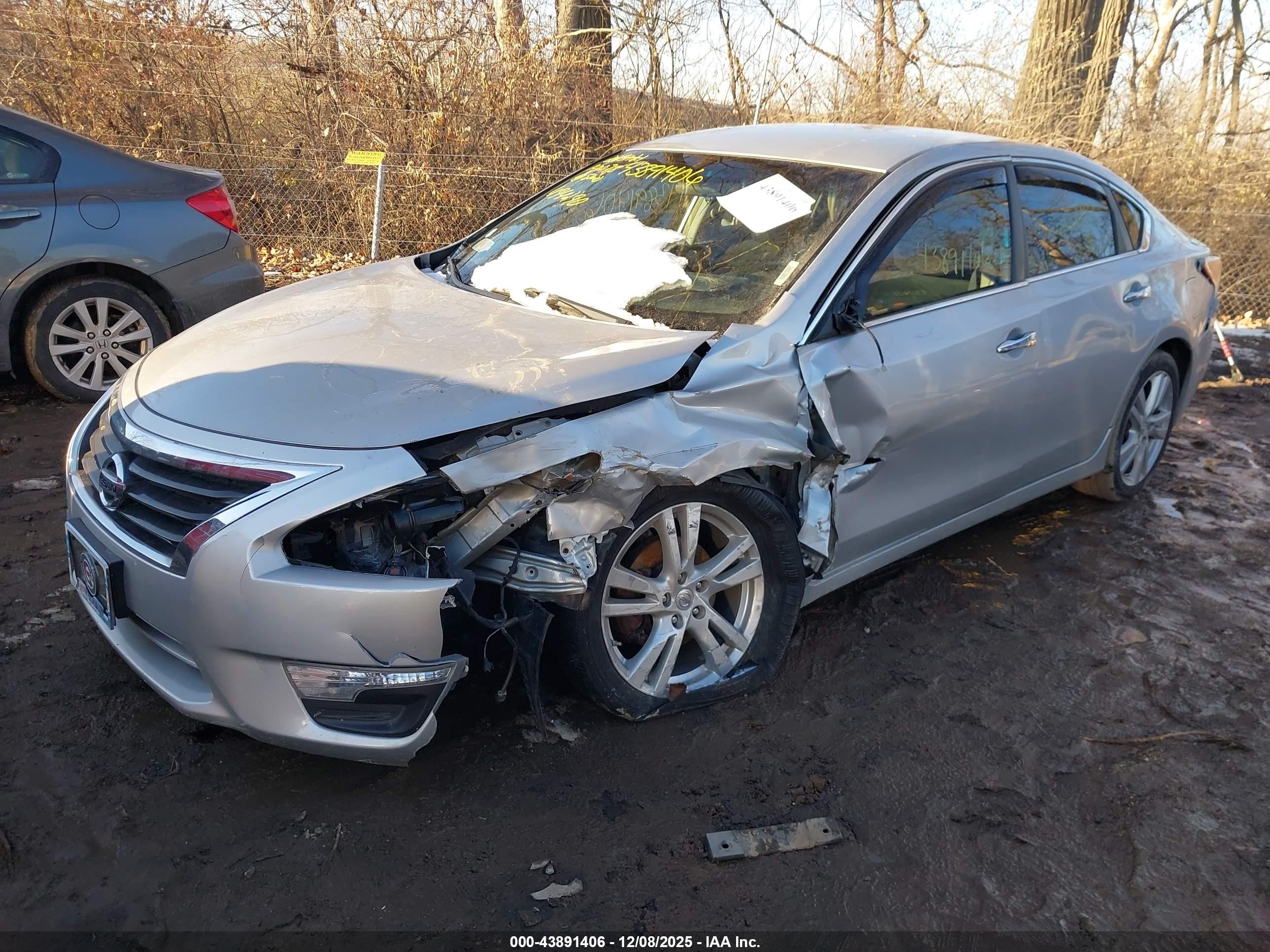 2013 Nissan Altima 3.5 S Silver vin: 1N4BL3AP9DN494290