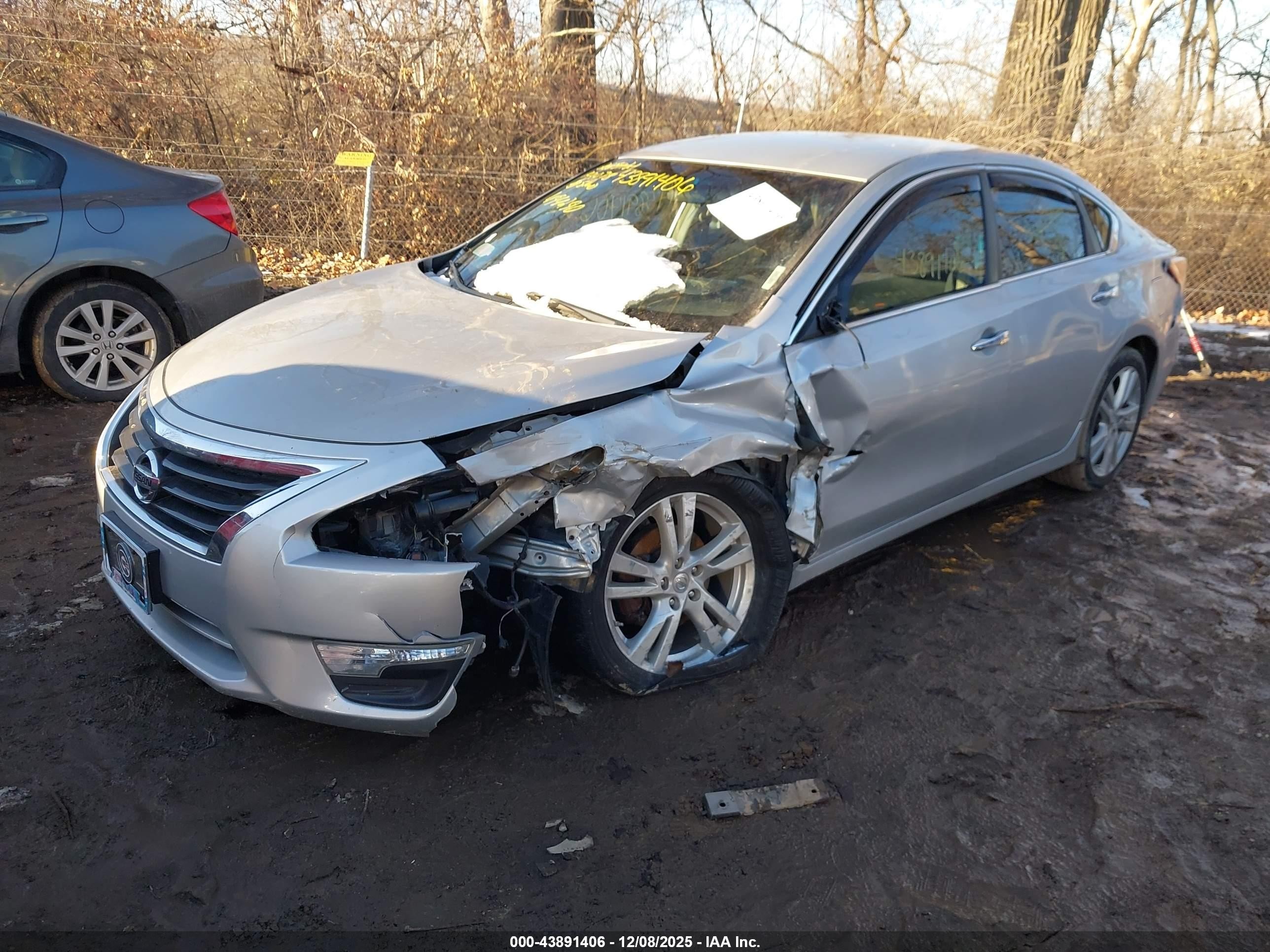2013 Nissan Altima 3.5 S Silver vin: 1N4BL3AP9DN494290