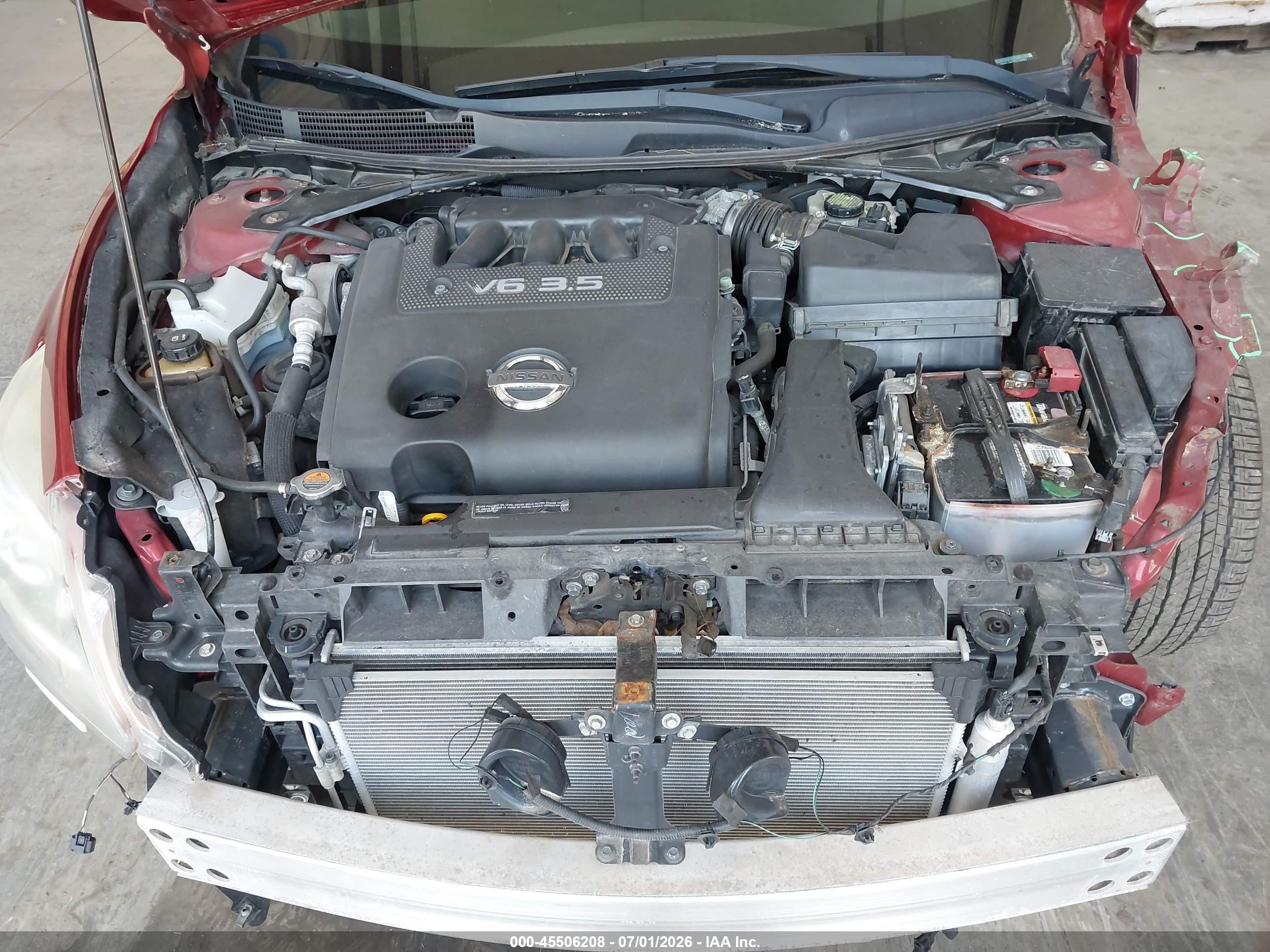 2014 Nissan Altima 3.5 Sl Red vin: 1N4BL3AP9EC104950