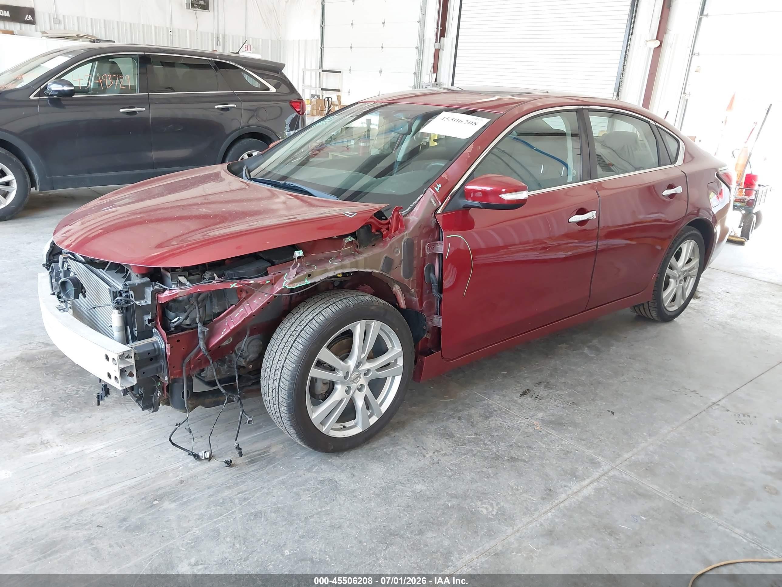 2014 Nissan Altima 3.5 Sl Red vin: 1N4BL3AP9EC104950