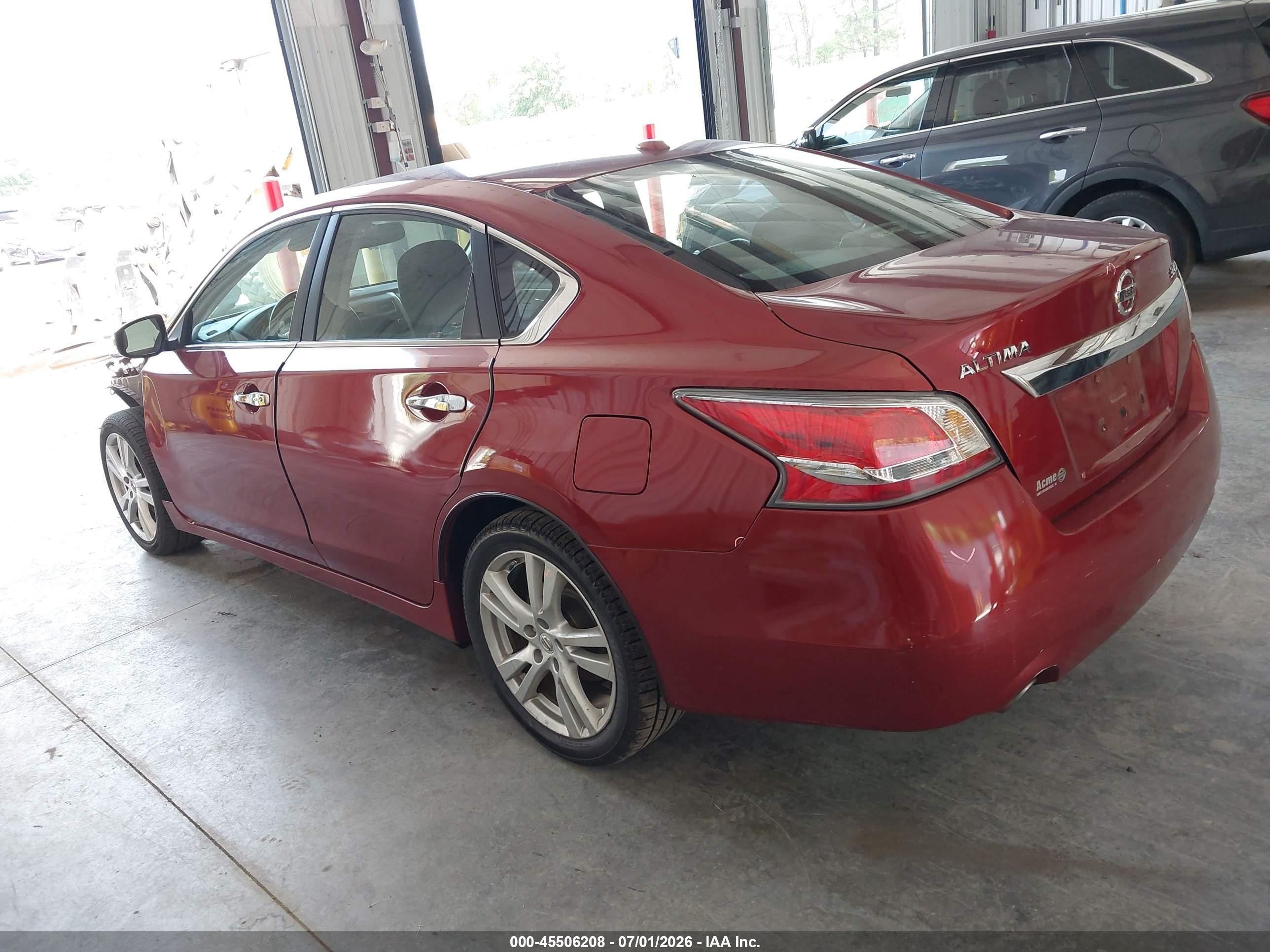 2014 Nissan Altima 3.5 Sl Red vin: 1N4BL3AP9EC104950