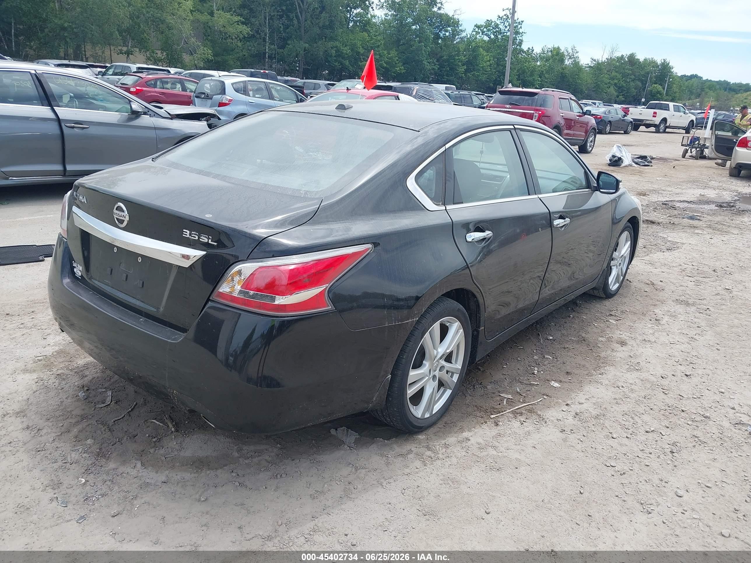 2014 Nissan Altima 3.5 Sl Черный vin: 1N4BL3AP9EC153226