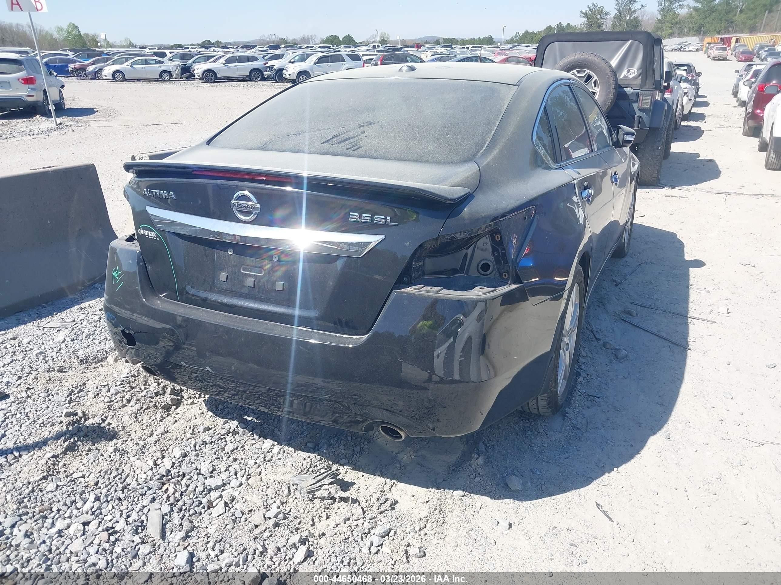 2015 Nissan Altima 3.5 Sl Black vin: 1N4BL3AP9FC122513