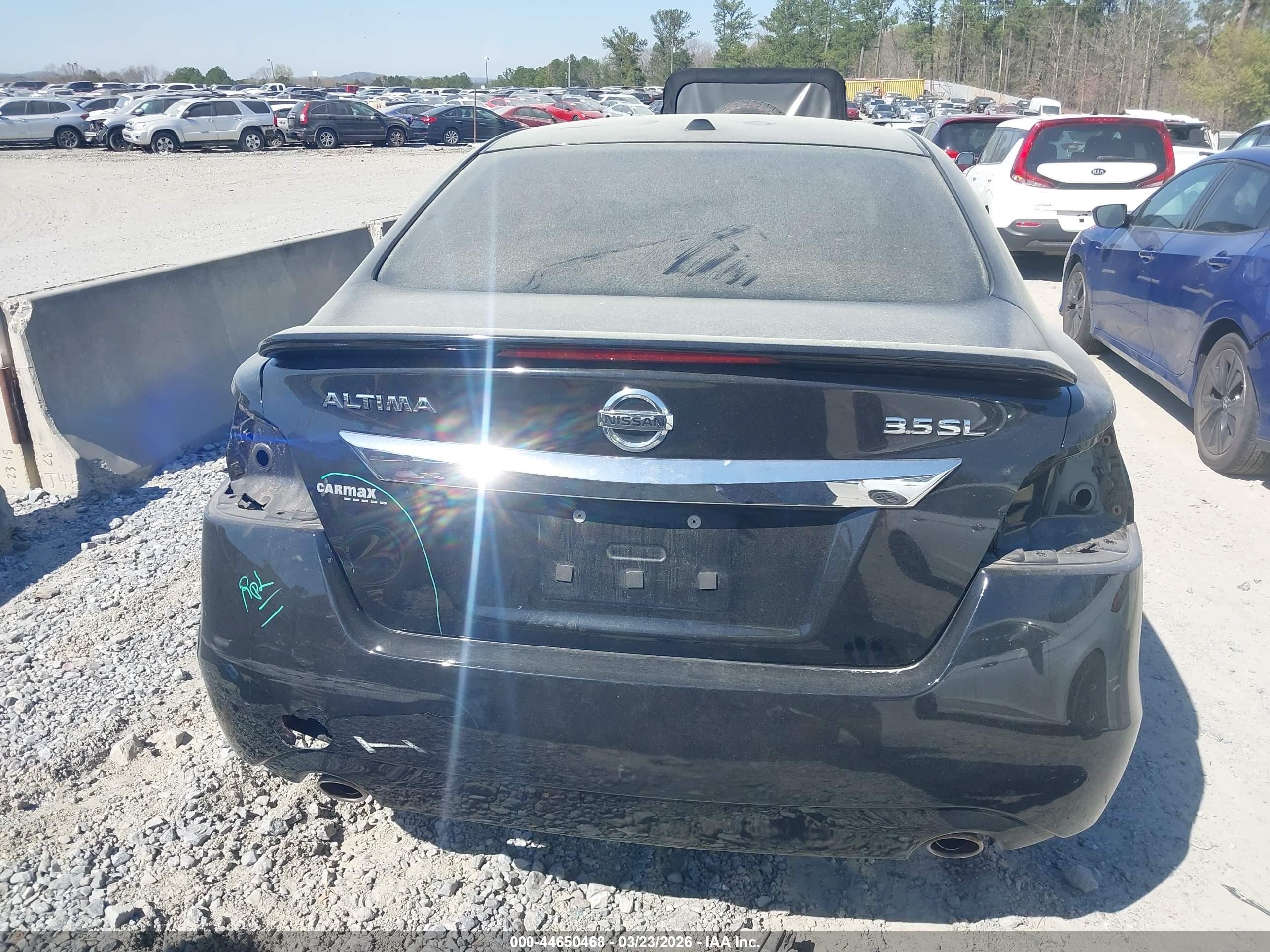 2015 Nissan Altima 3.5 Sl Black vin: 1N4BL3AP9FC122513