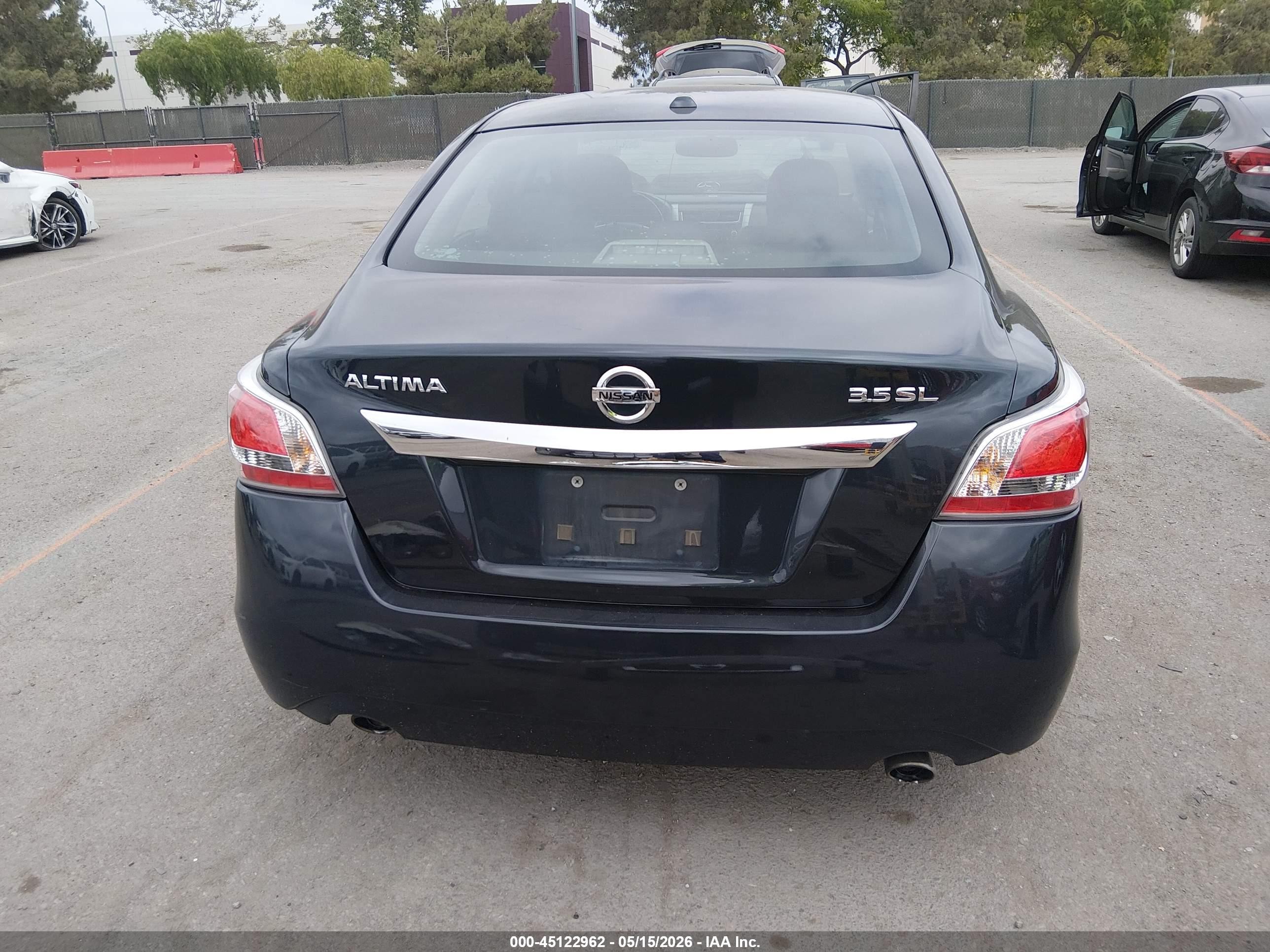 2015 Nissan Altima 3.5 Sl Черный vin: 1N4BL3AP9FC201423