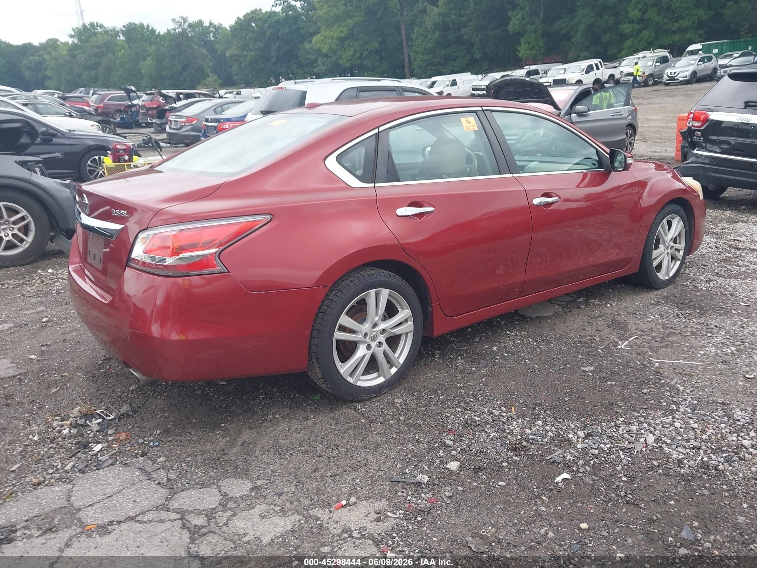 2015 Nissan Altima 3.5 S/3.5 Sl/3.5 Sv Красный vin: 1N4BL3AP9FC467556