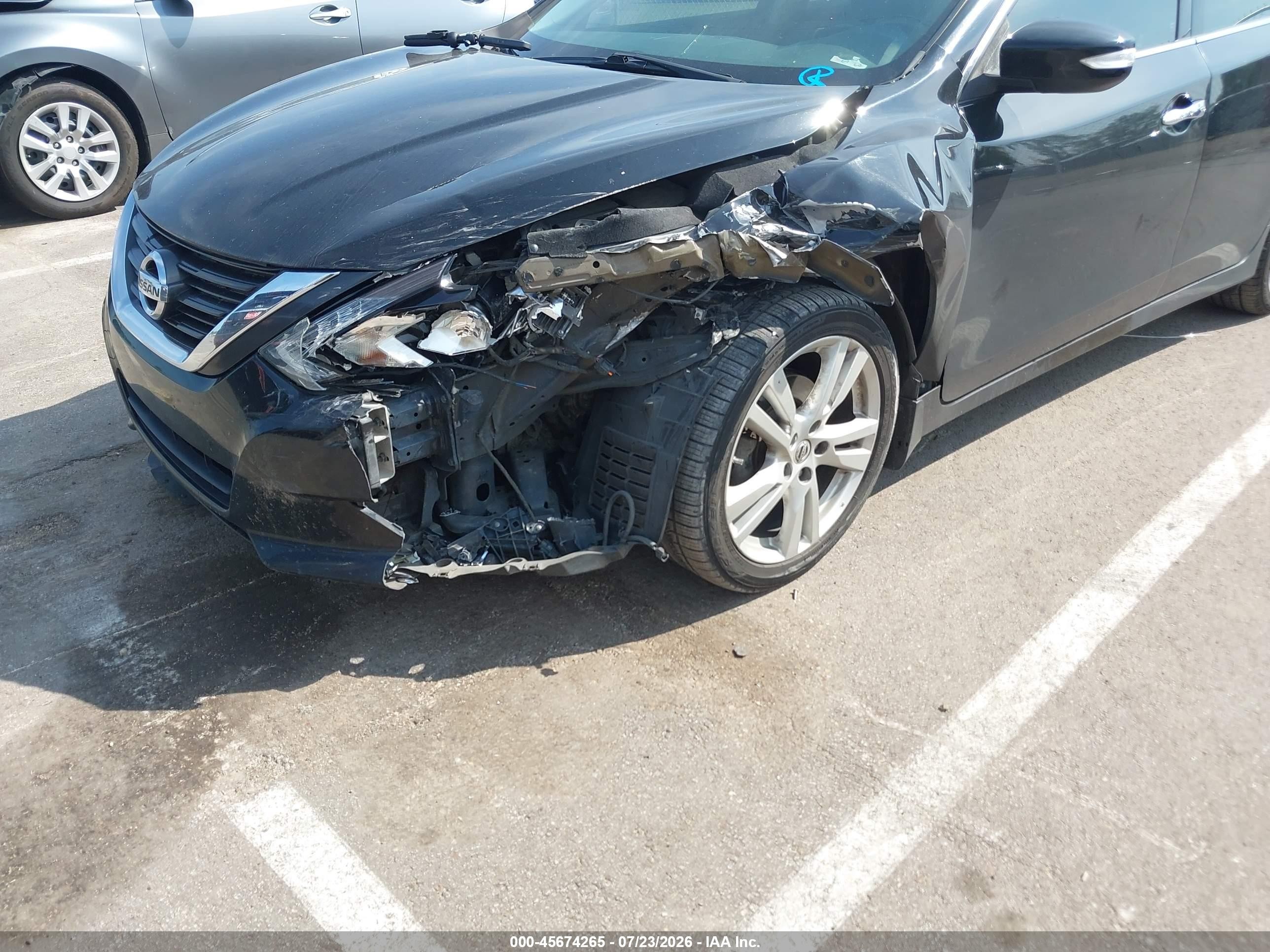2016 Nissan Altima 3.5 Sl Black vin: 1N4BL3AP9GC185810